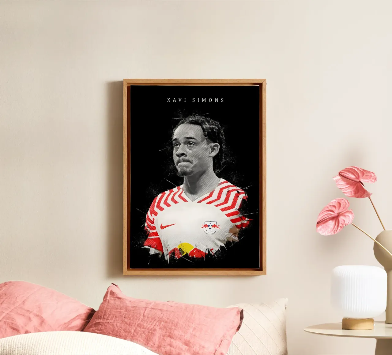 Xavi Simons tela con Cornice a cassetta da tenten