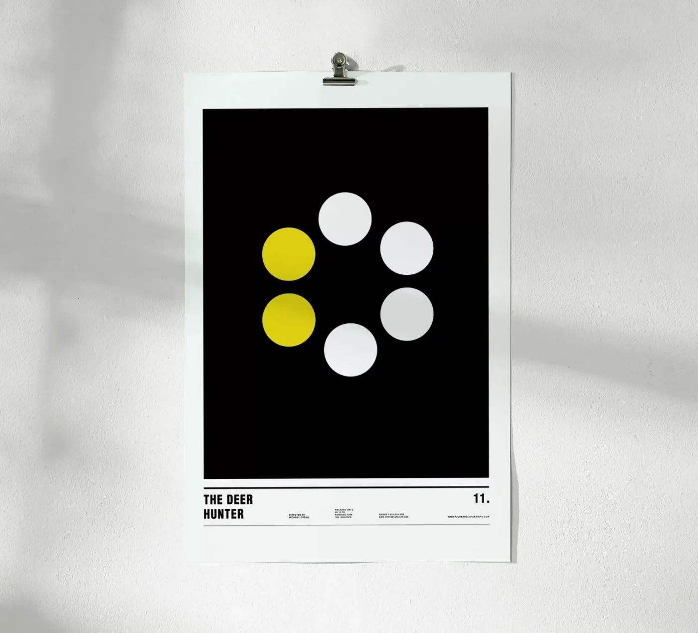 The Deer Hunter poster da Nick Barclay