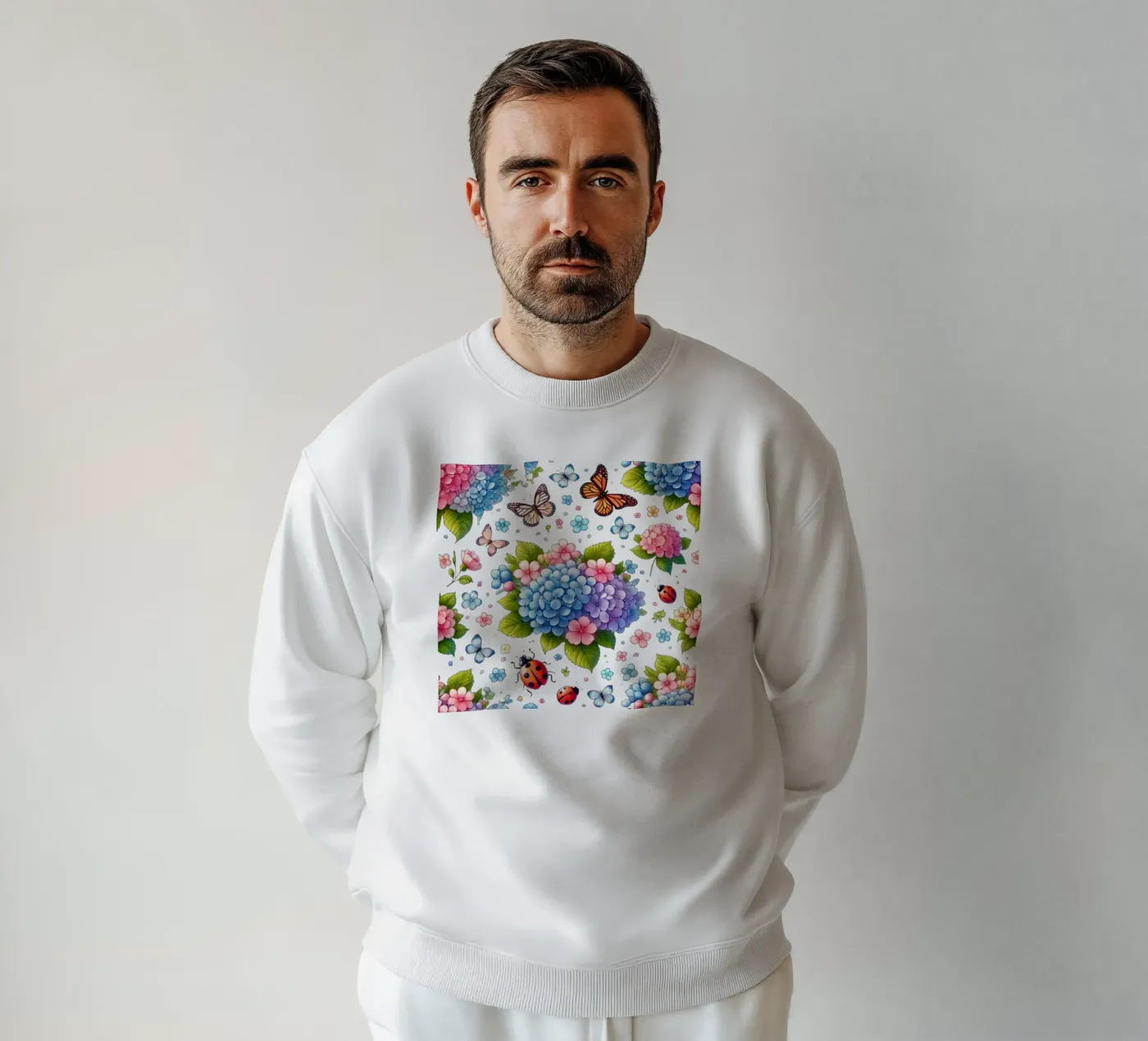 Hydrangea Harmony felpa da Organic Aesthetics