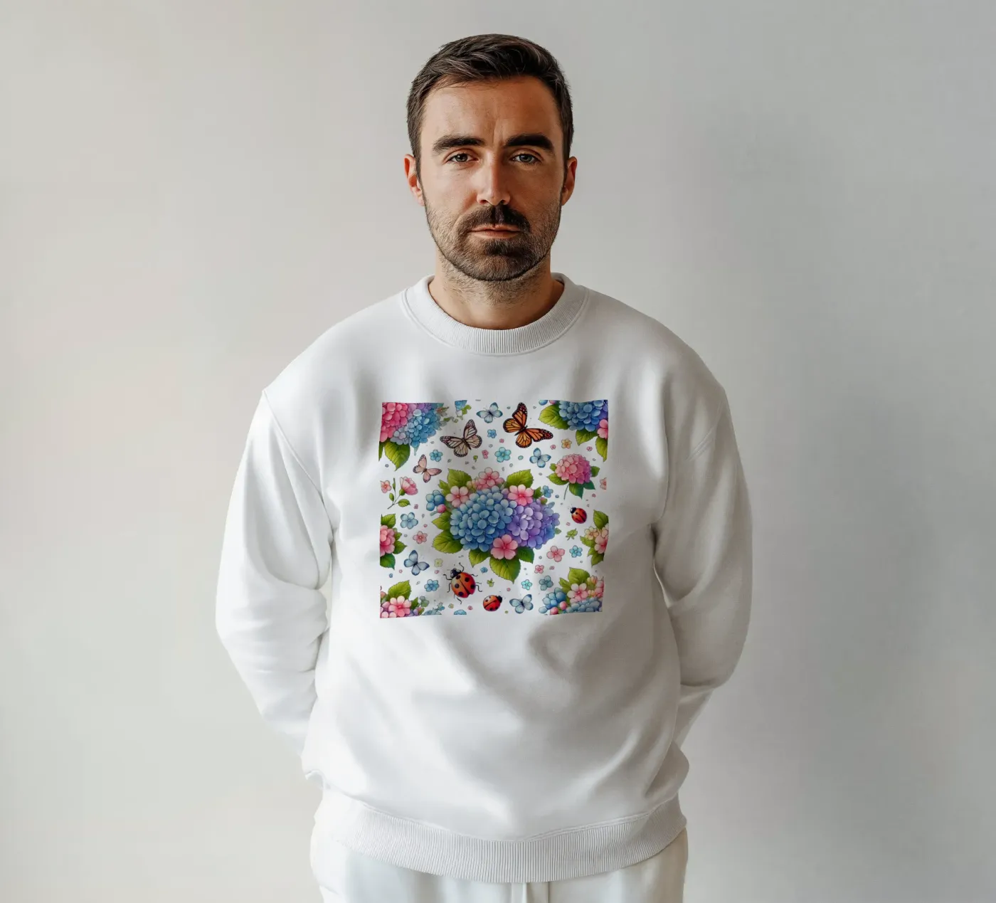 Hydrangea Harmony felpa da Organic Aesthetics