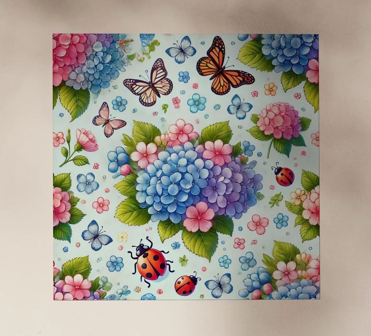 Hydrangea Harmony pellicola backlit da Organic Aesthetics