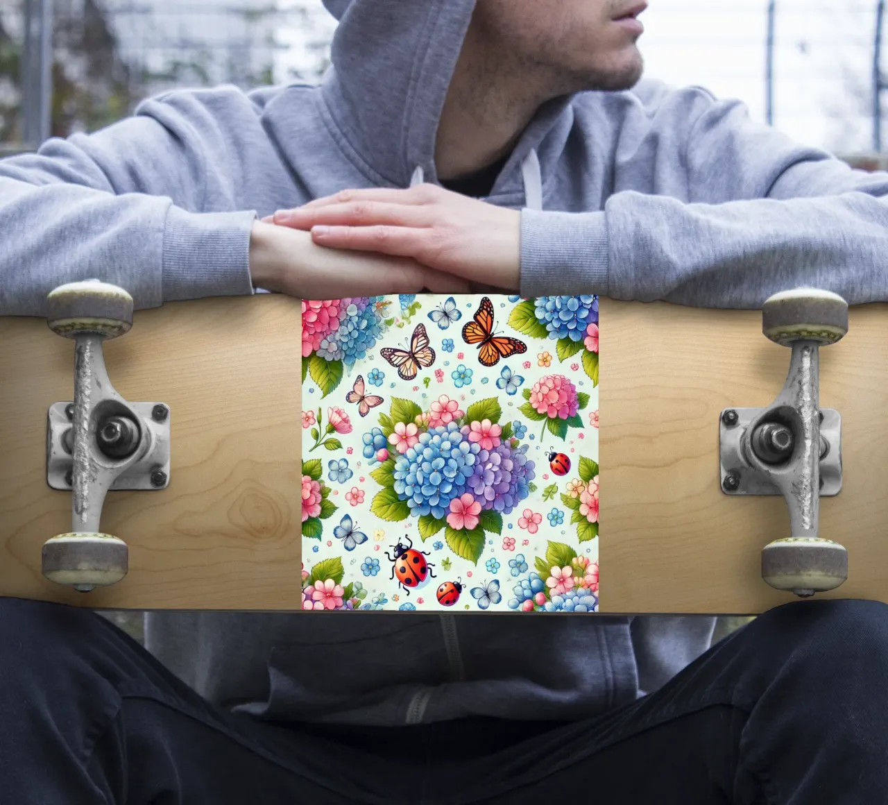 Hydrangea Harmony sticker by Organic Aesthetics