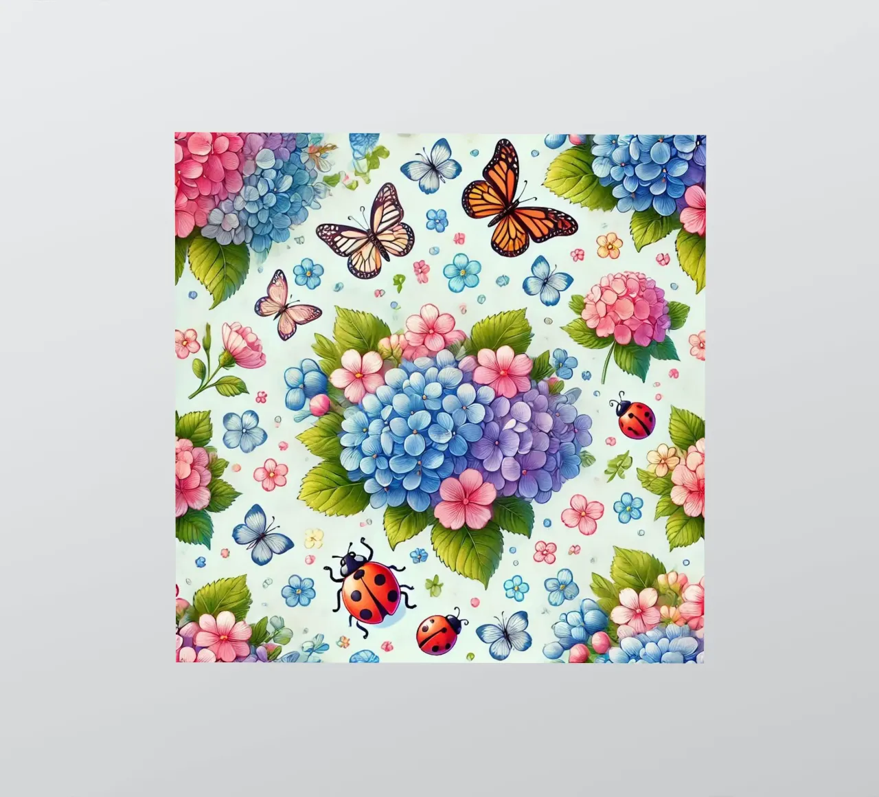 Hydrangea Harmony sticker by Organic Aesthetics