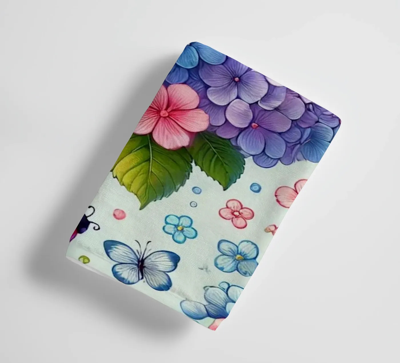 Hydrangea Harmony towel by Organic Aesthetics