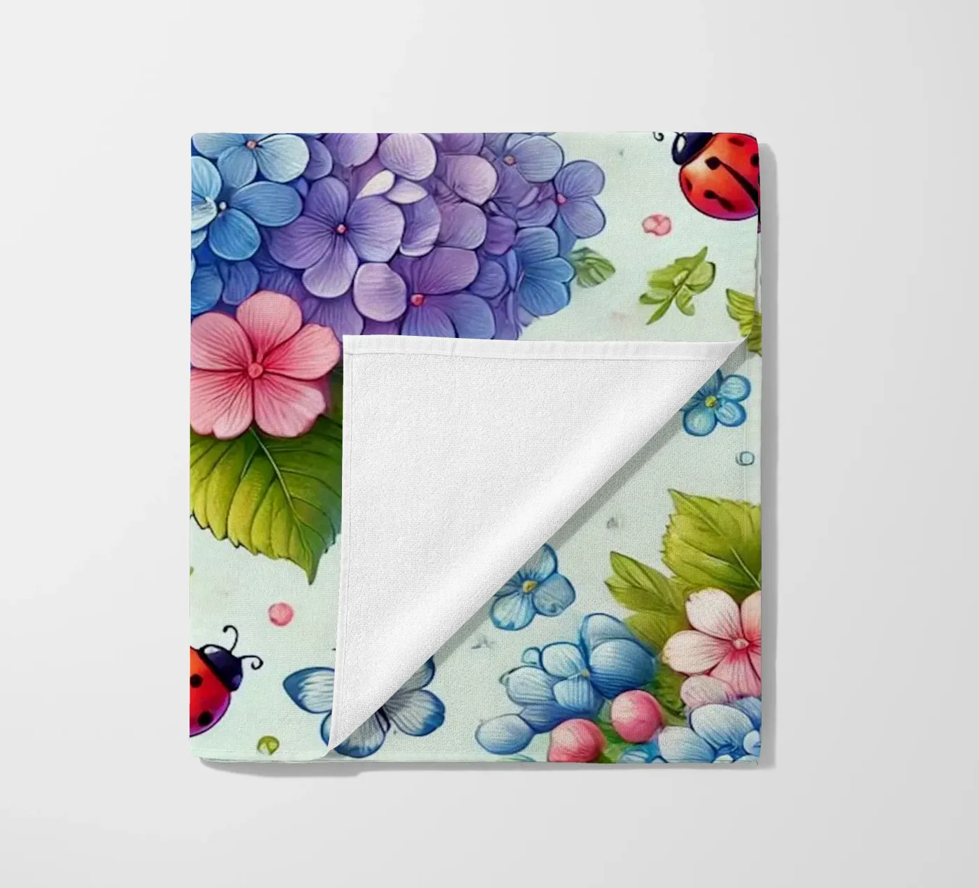 Armonia di ortensie telo mare da Organic Aesthetics