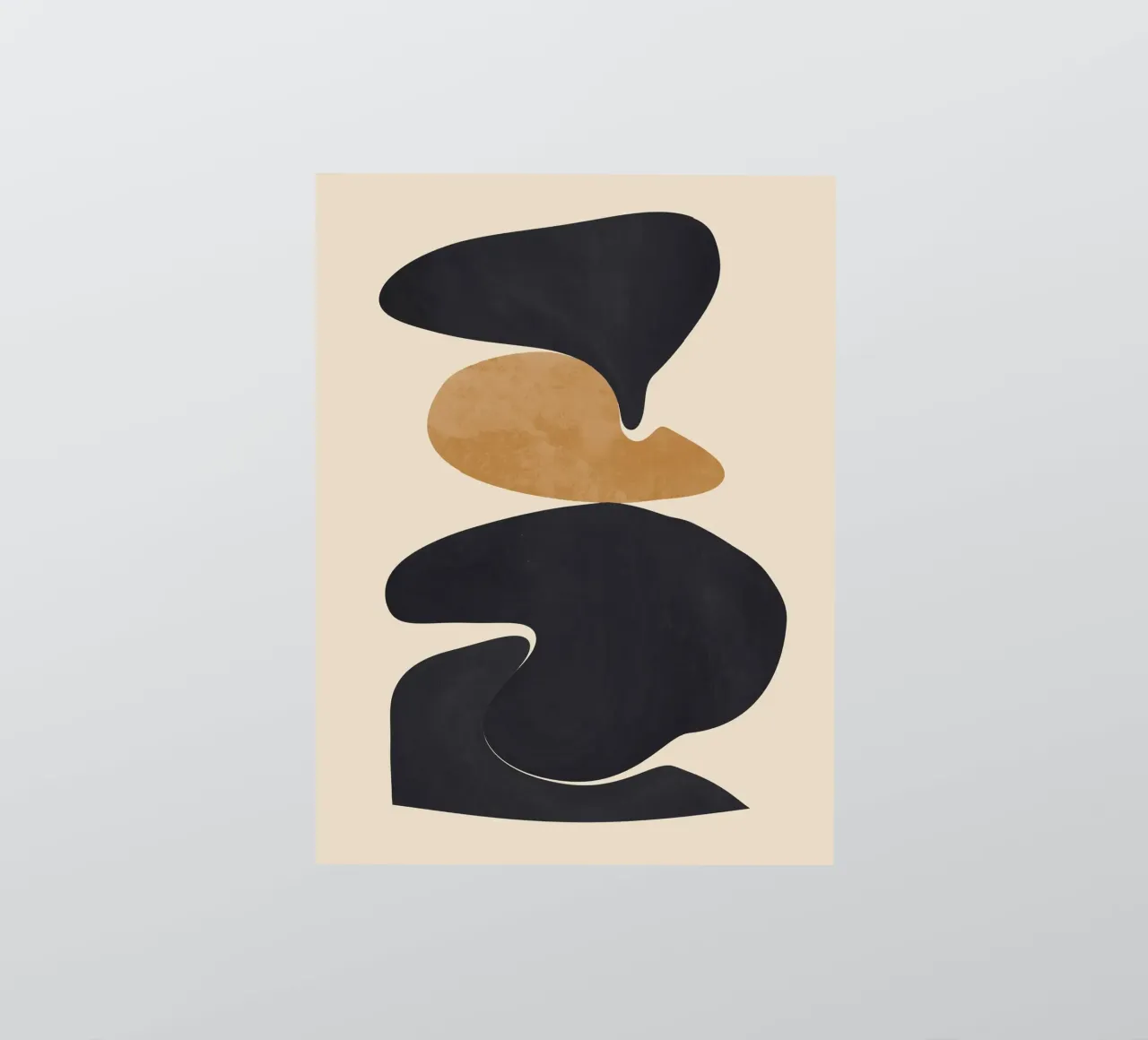 Modern Abstract Shapes 115 sticker by ThingDesign