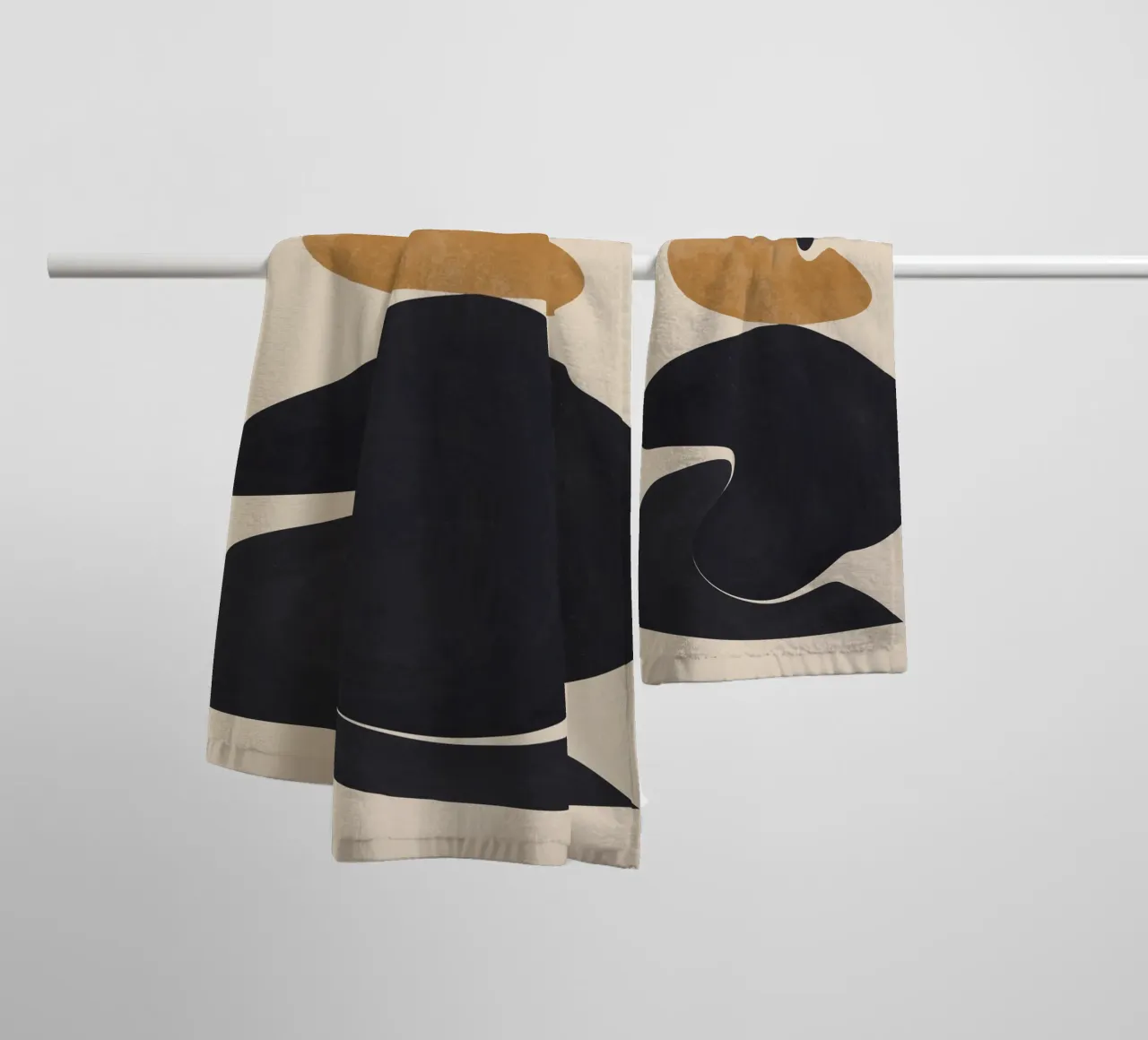 Modern Abstract Shapes 115 towel by ThingDesign