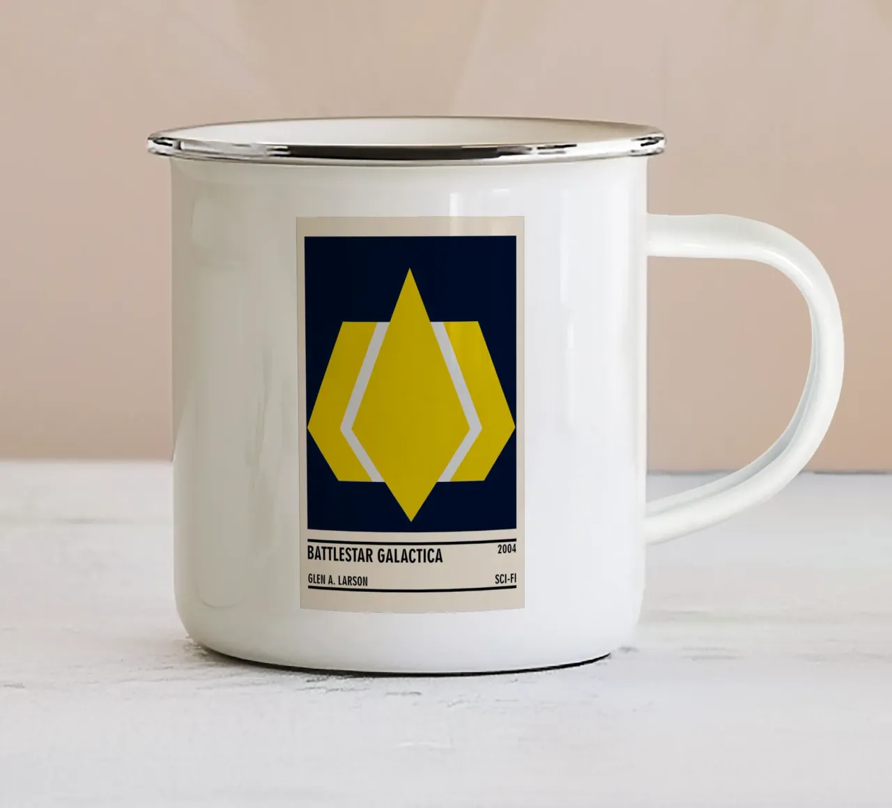 Battlestar Galactica tazza in smalto da TheArtstudio