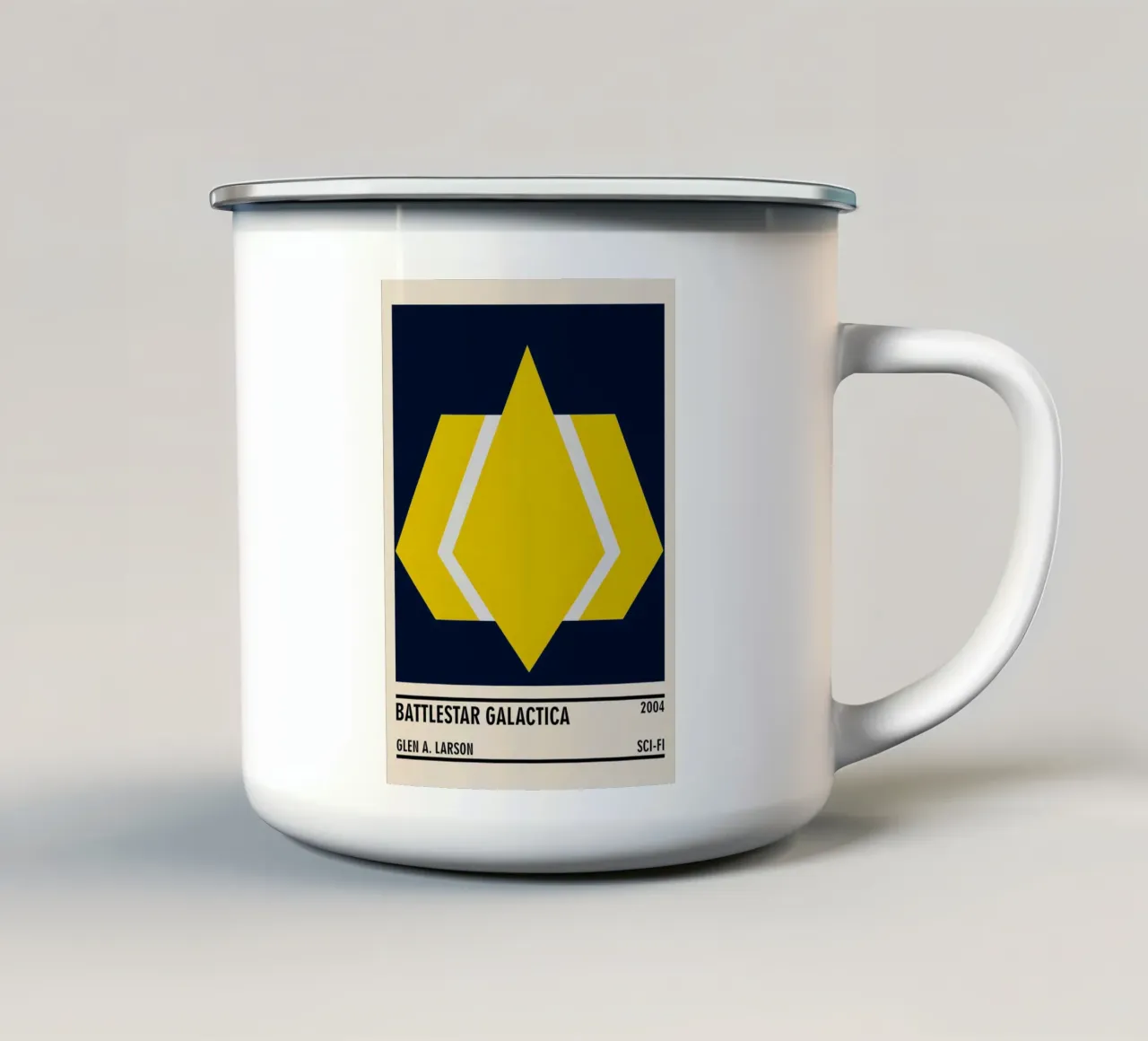Battlestar Galactica tazza in smalto da TheArtstudio