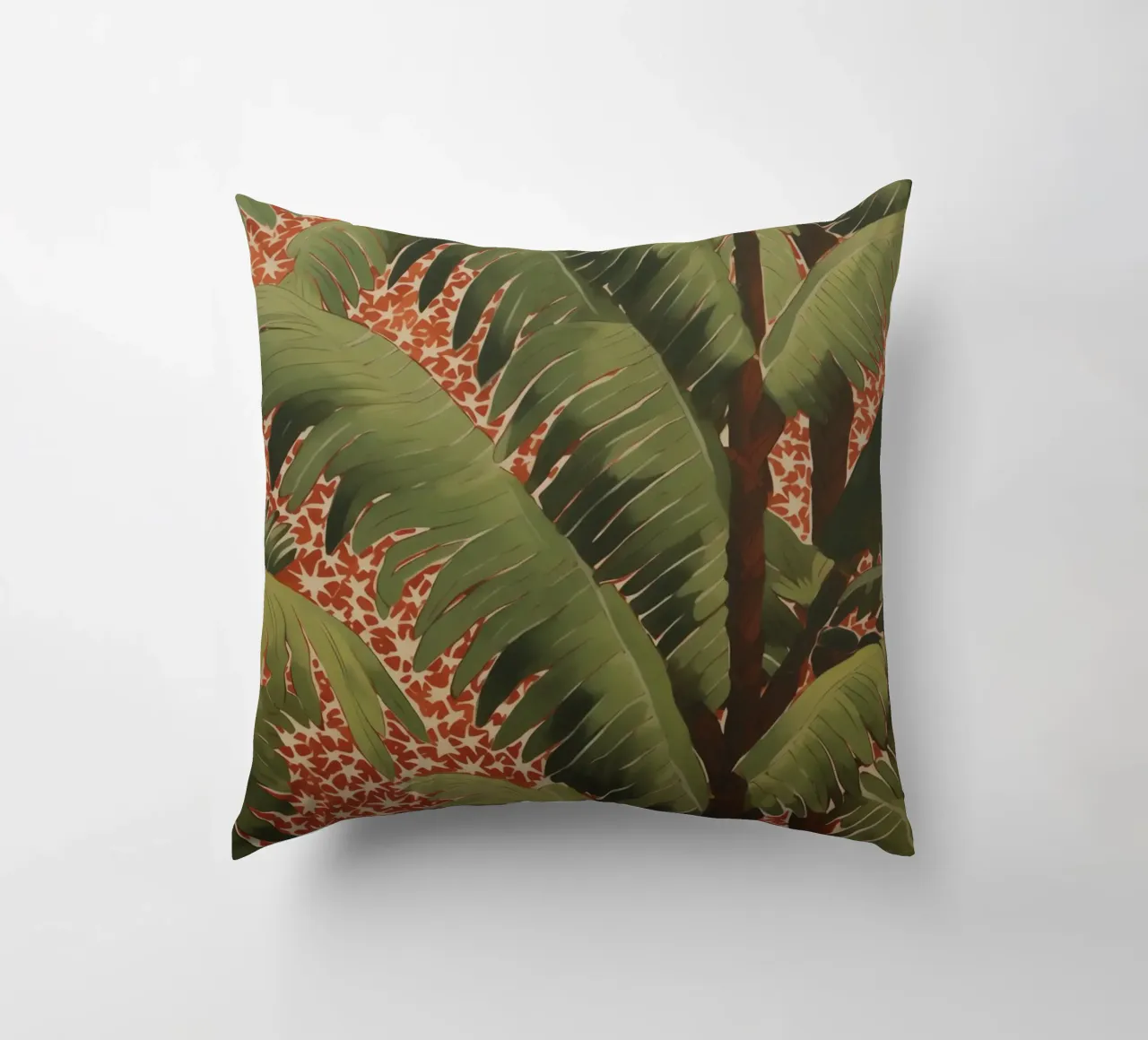 Flora estiva di palme cuscino da Carinaprint