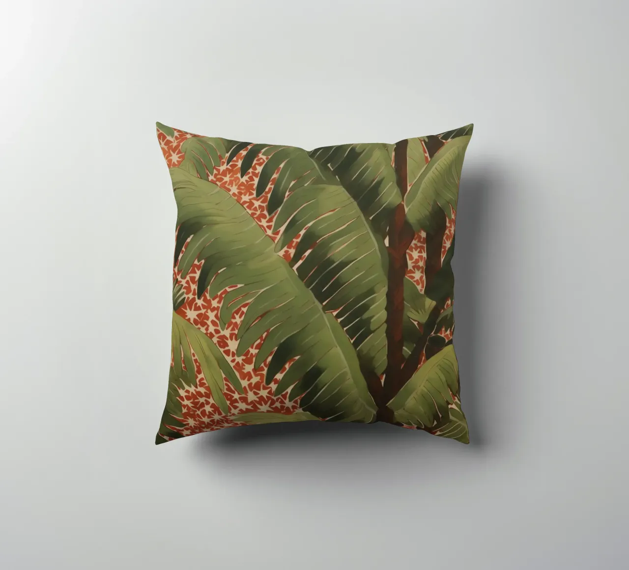Flora estiva di palme cuscino da Carinaprint
