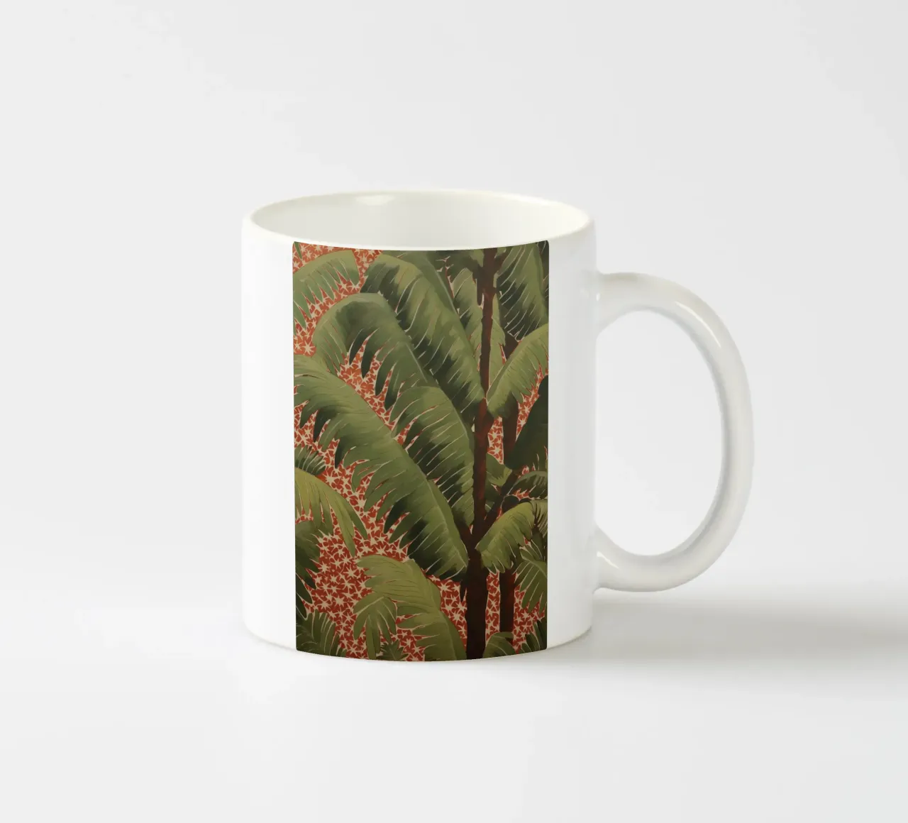 Flora estiva di palme tazza in ceramica da Carinaprint