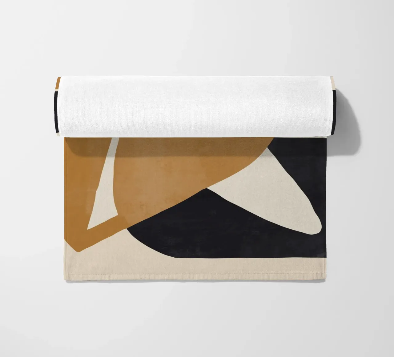 Modern Abstract Shapes 116 beach towel by ThingDesign