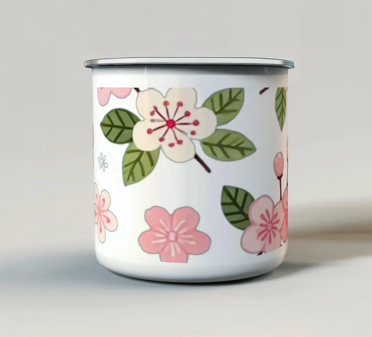 Sakura Serenity tazza in smalto da Organic Aesthetics