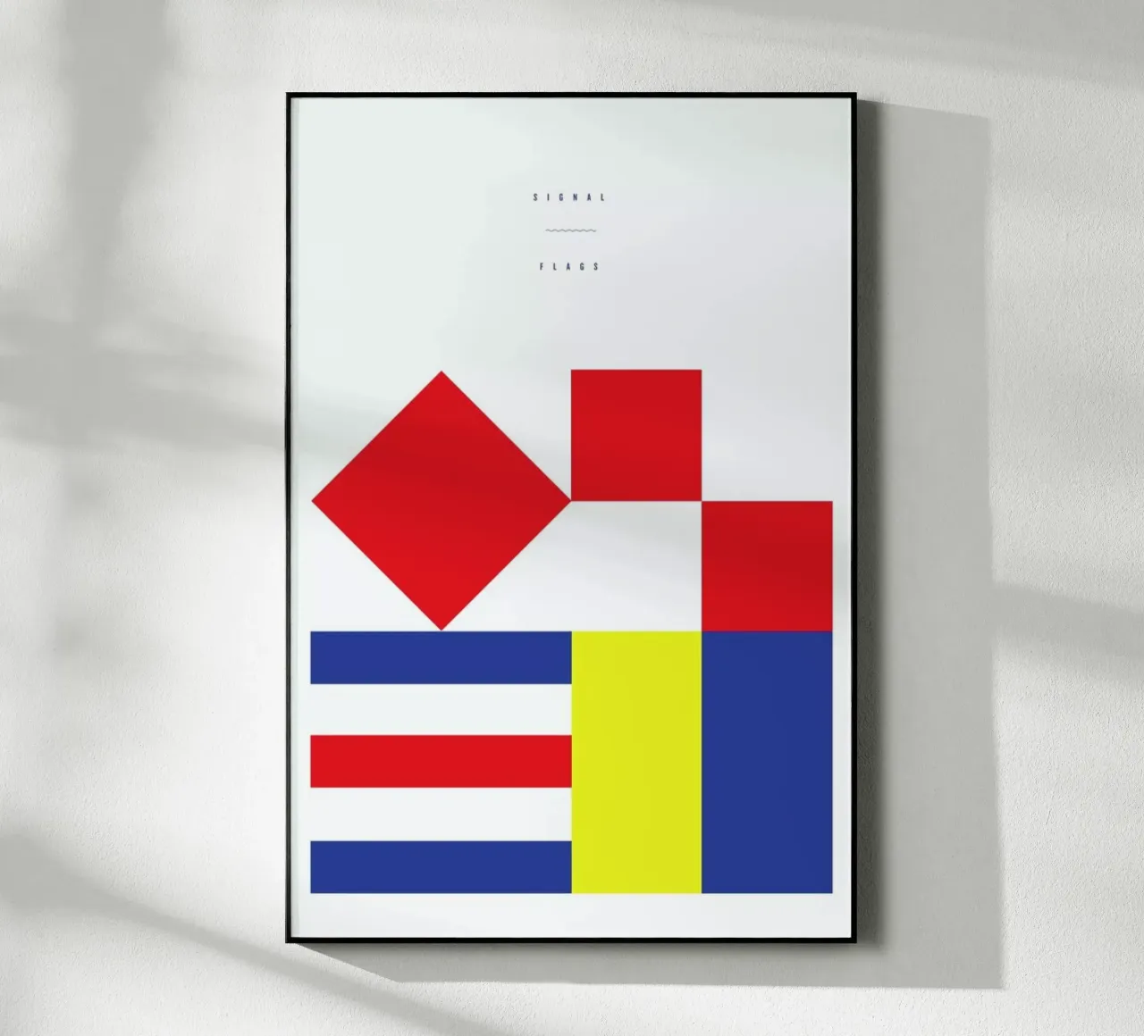 Signal Flags 1 plexiglass da Nick Barclay