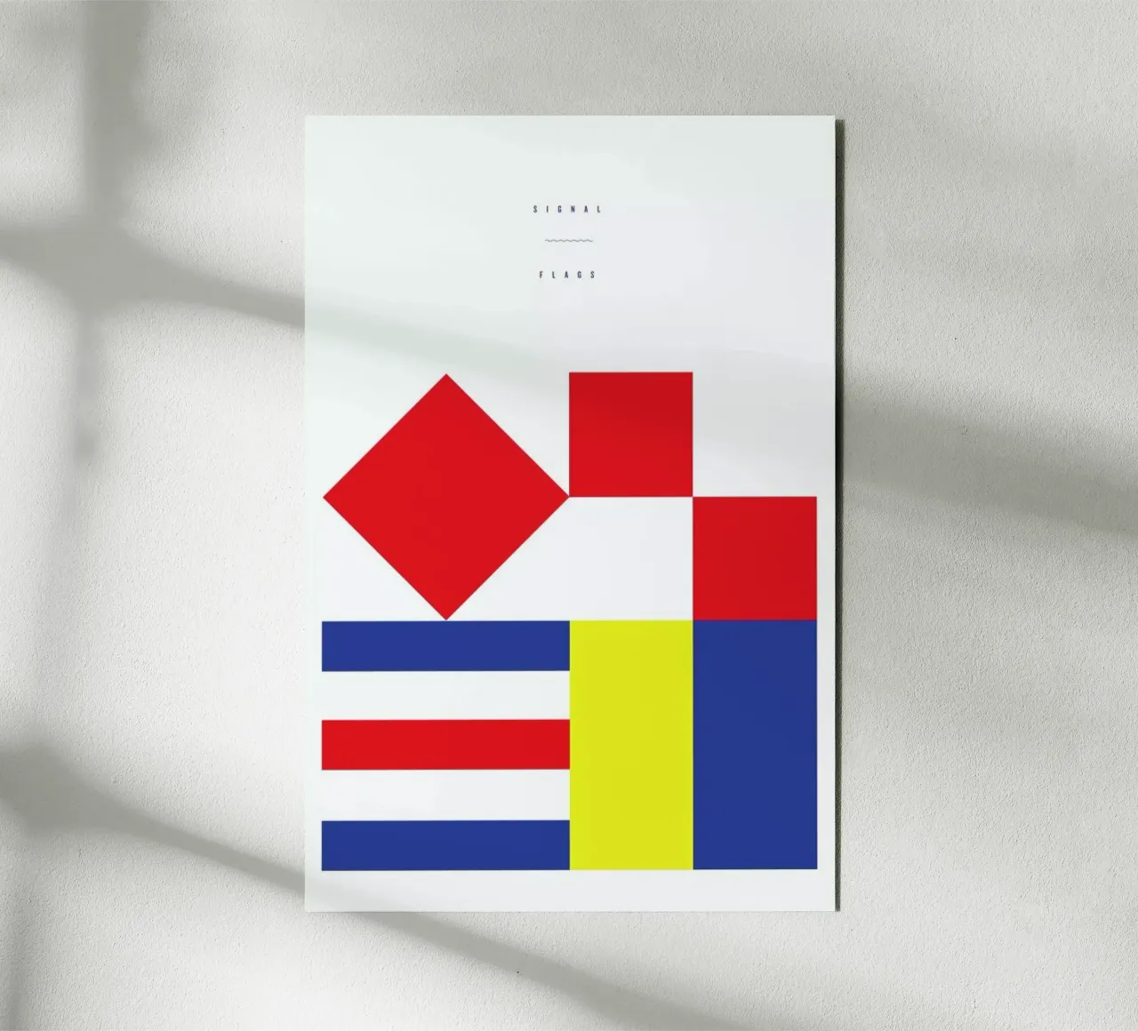 Signal Flags 1 alluminio dibond da Nick Barclay
