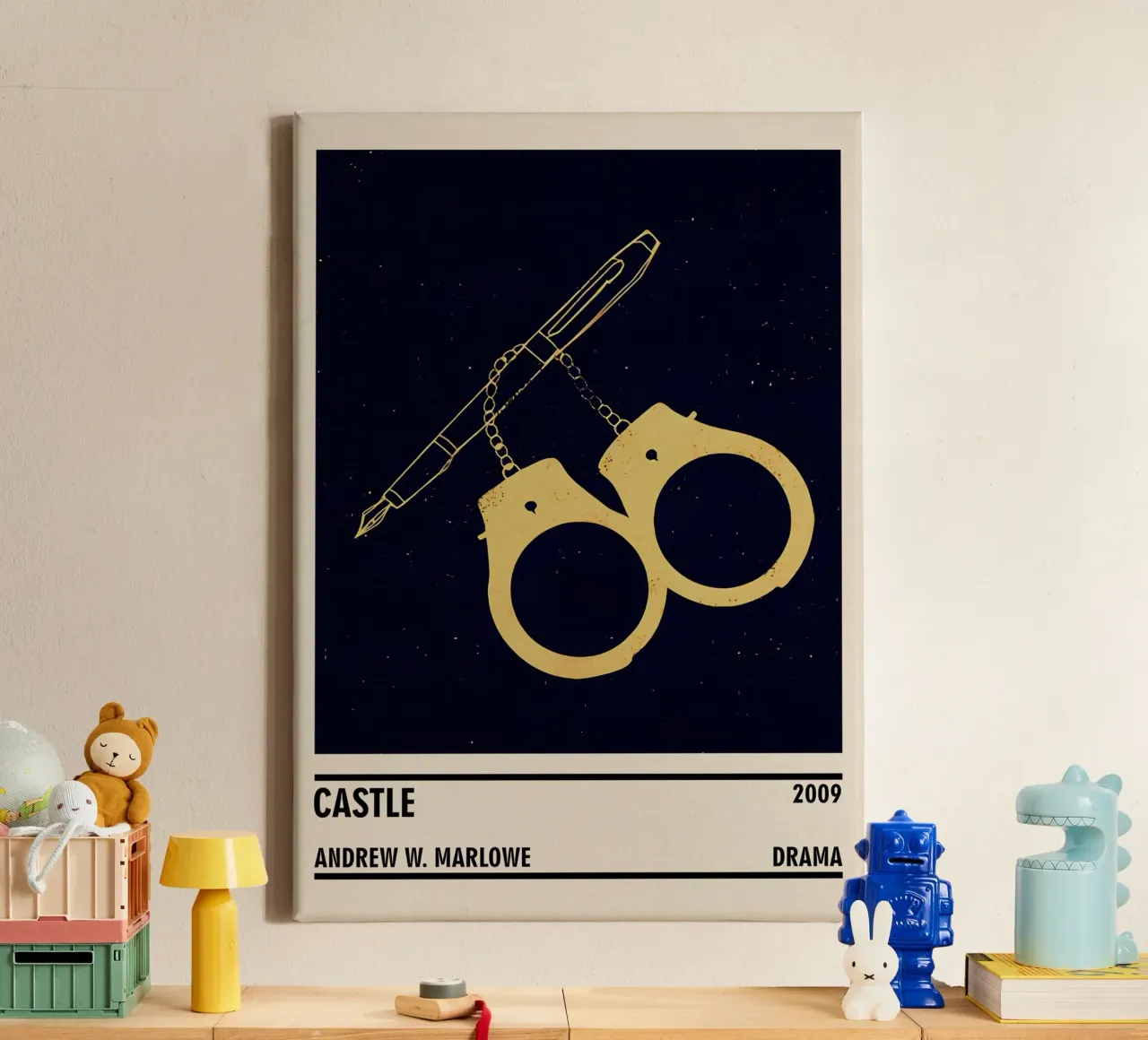 Castle tela con Cornice a cassetta da TheArtstudio