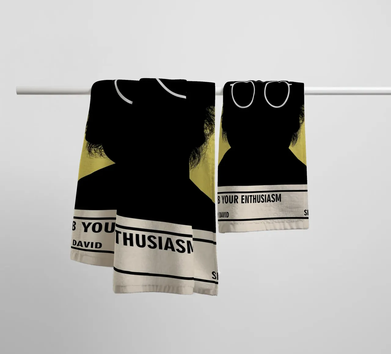 Curb Your Enthusiasm asciugamano da bagno da TheArtstudio