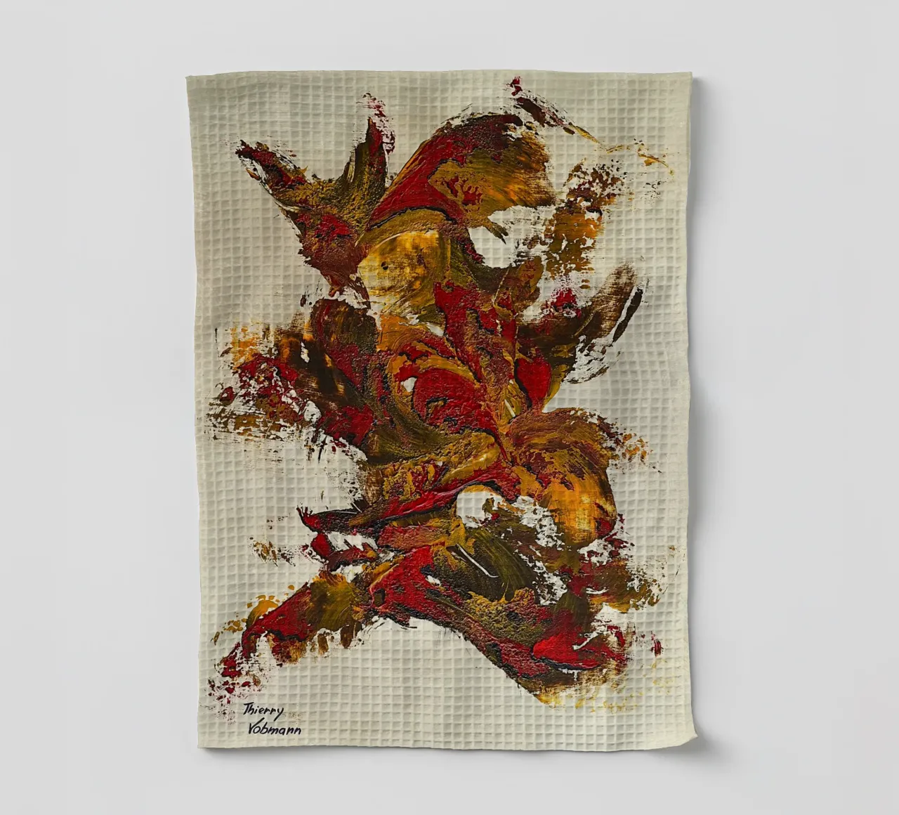 IDEAL GIFT 103 canovaccio da cucina da Thierry Vobmann Abstract painting