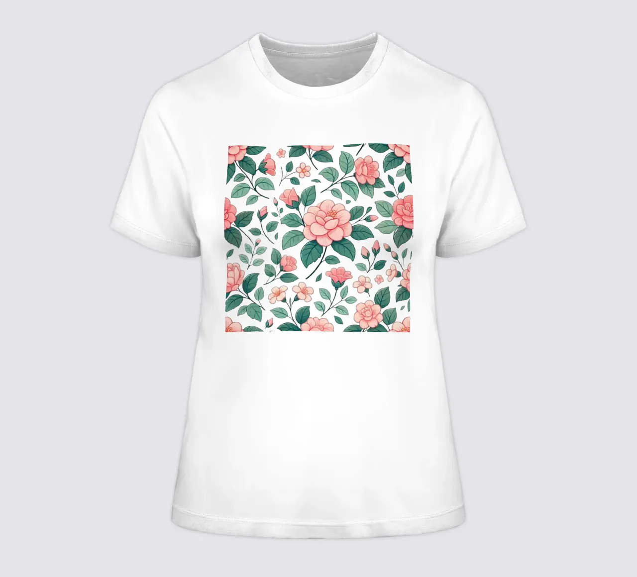 Kamelie Charme Frauen T-Shirt von Organic Aesthetics