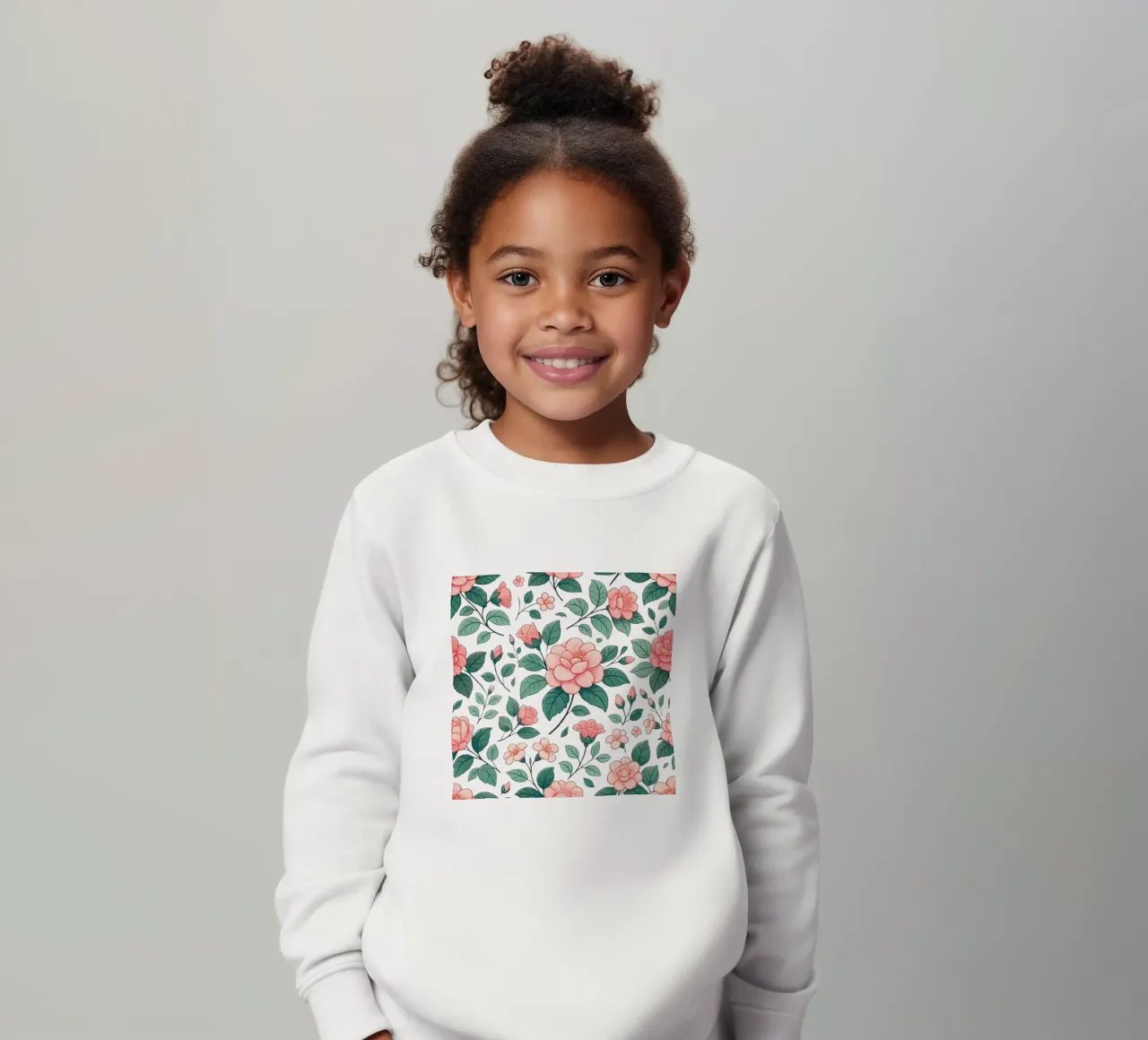 Fascino della Camelia felpa bambino da Organic Aesthetics