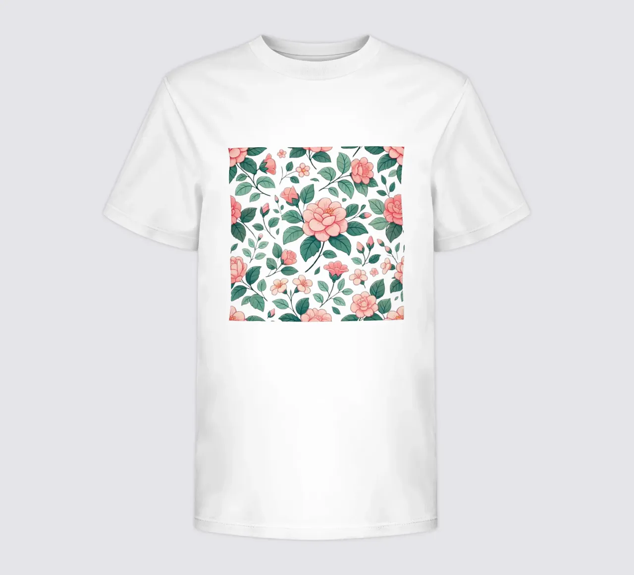 Camellia Charm kids t-shirt by Organic Aesthetics