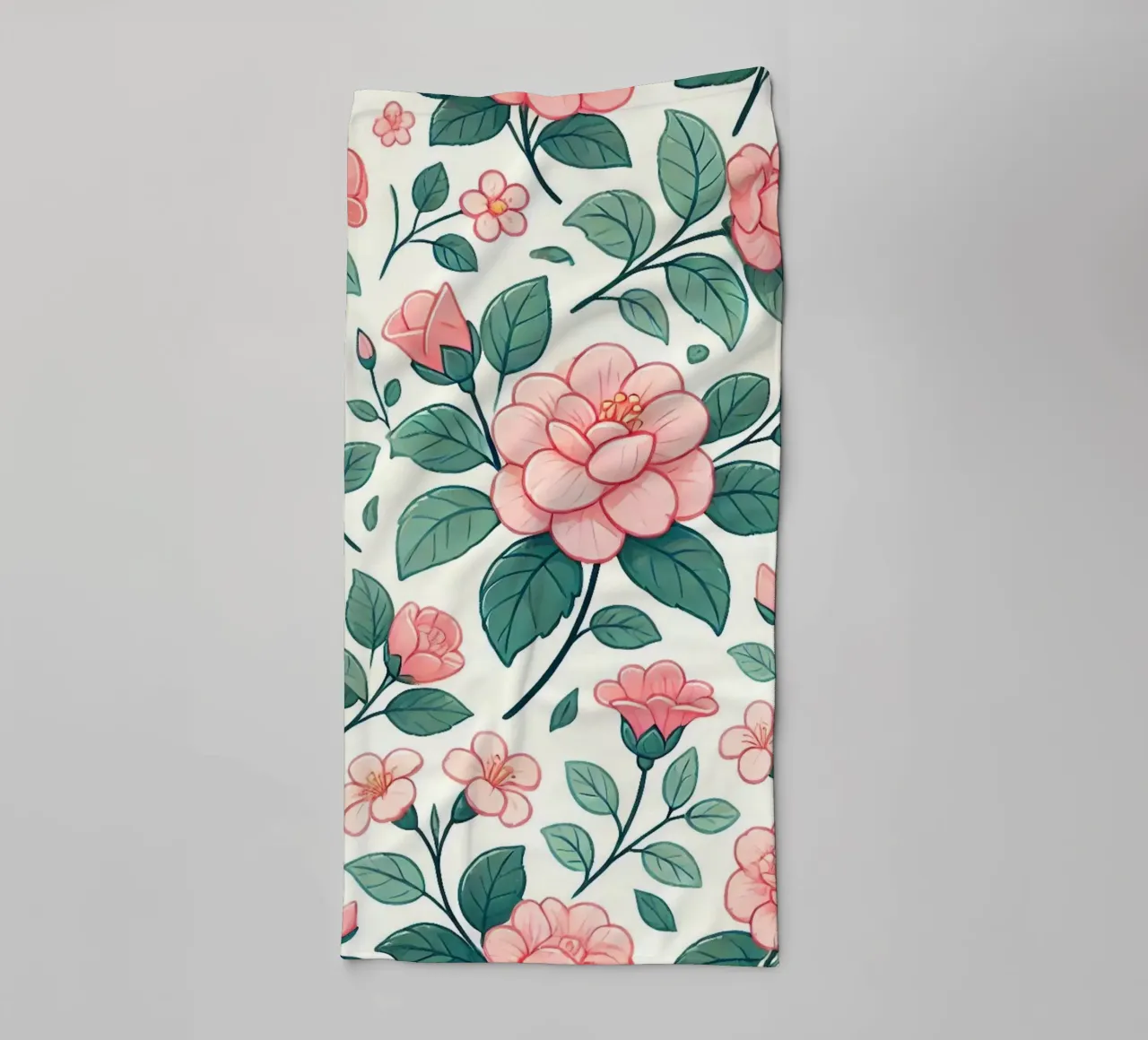 Camellia Charm towel by Organic Aesthetics