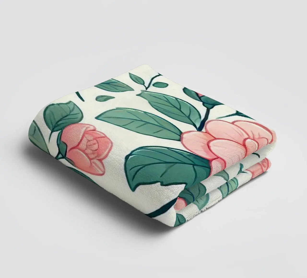 Camellia Charm towel by Organic Aesthetics