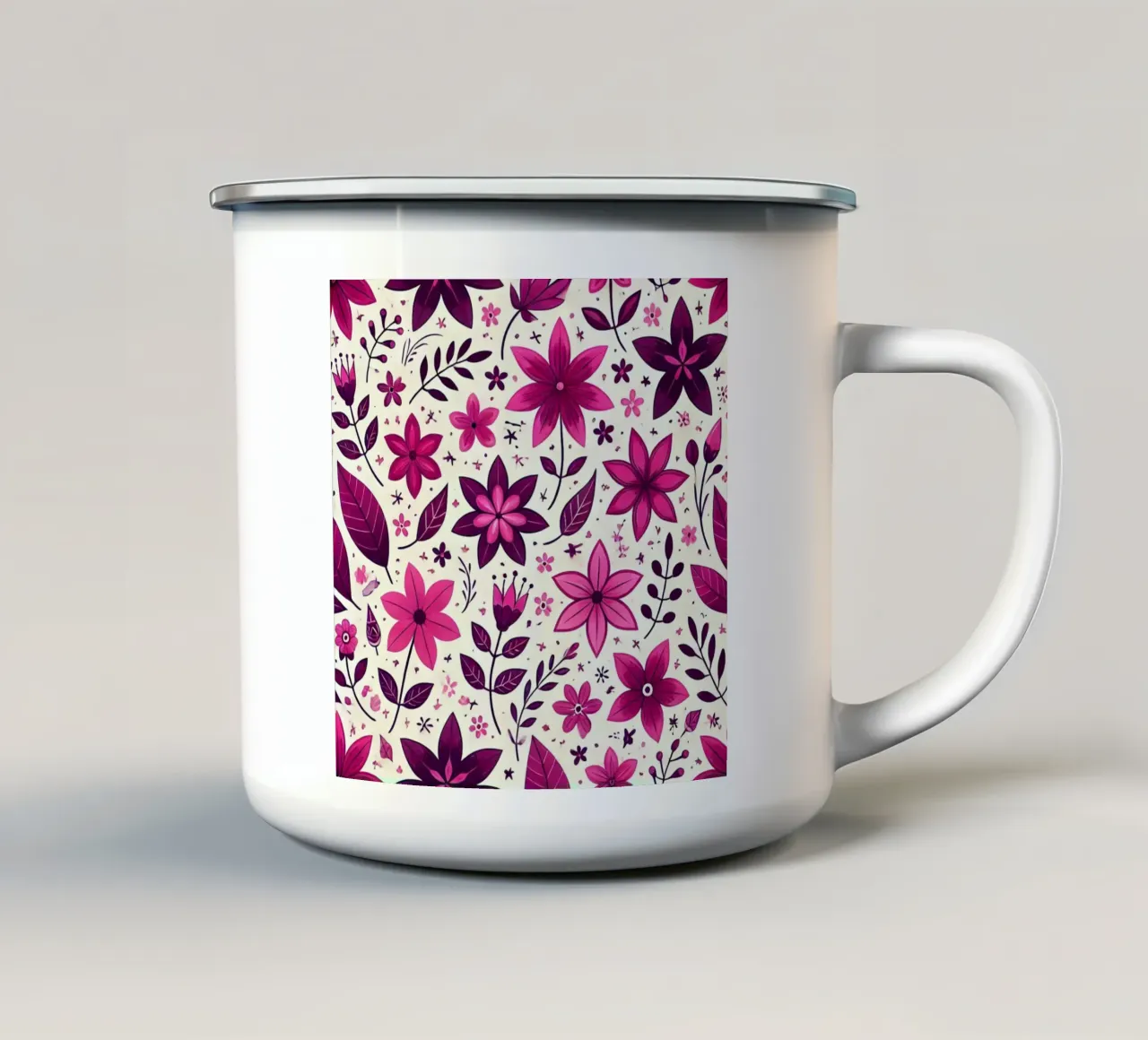 Fucsia Dreamscape tazza in smalto da Organic Aesthetics