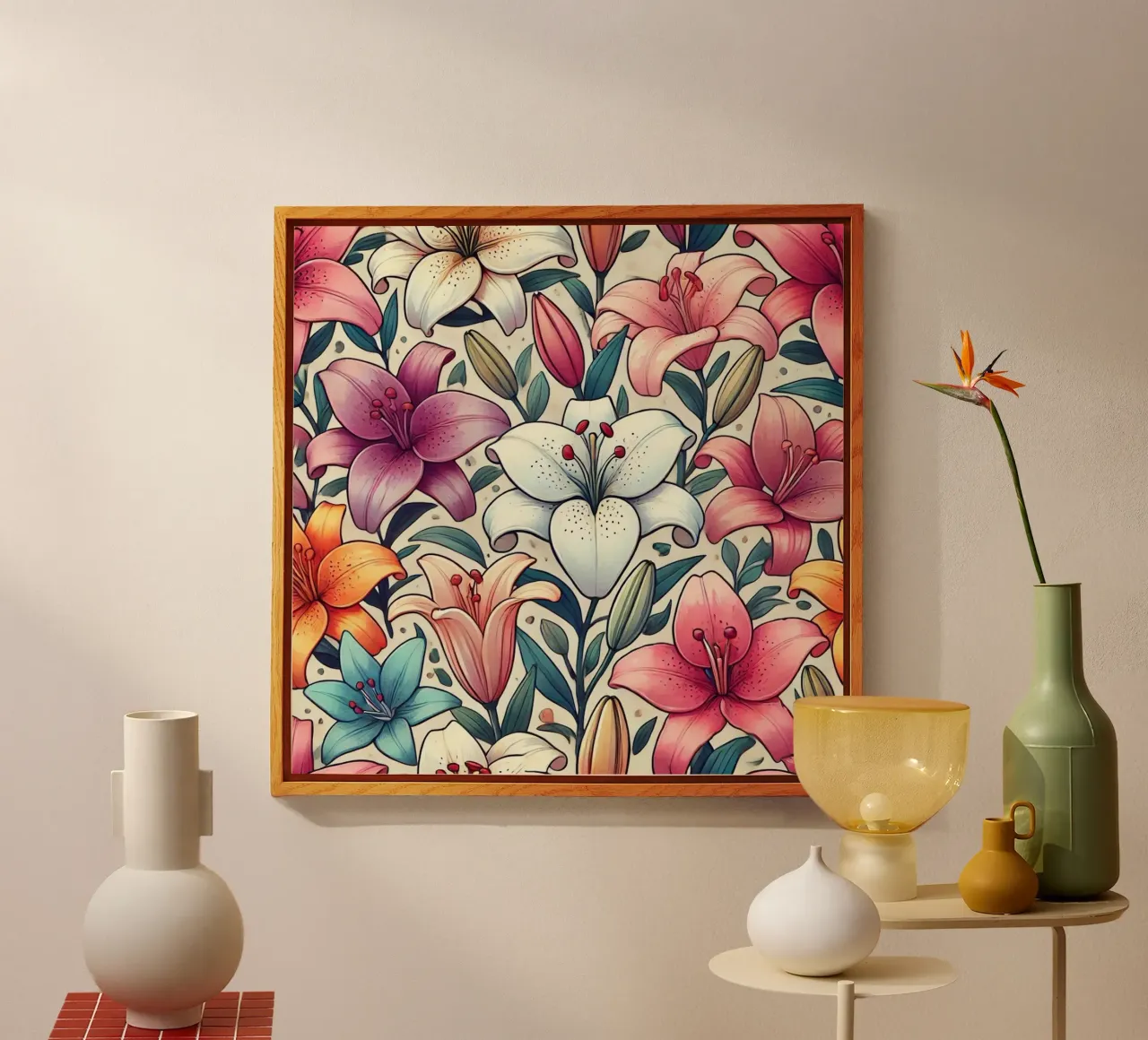 Renoncule Éclat plexiglas de Organic Aesthetics