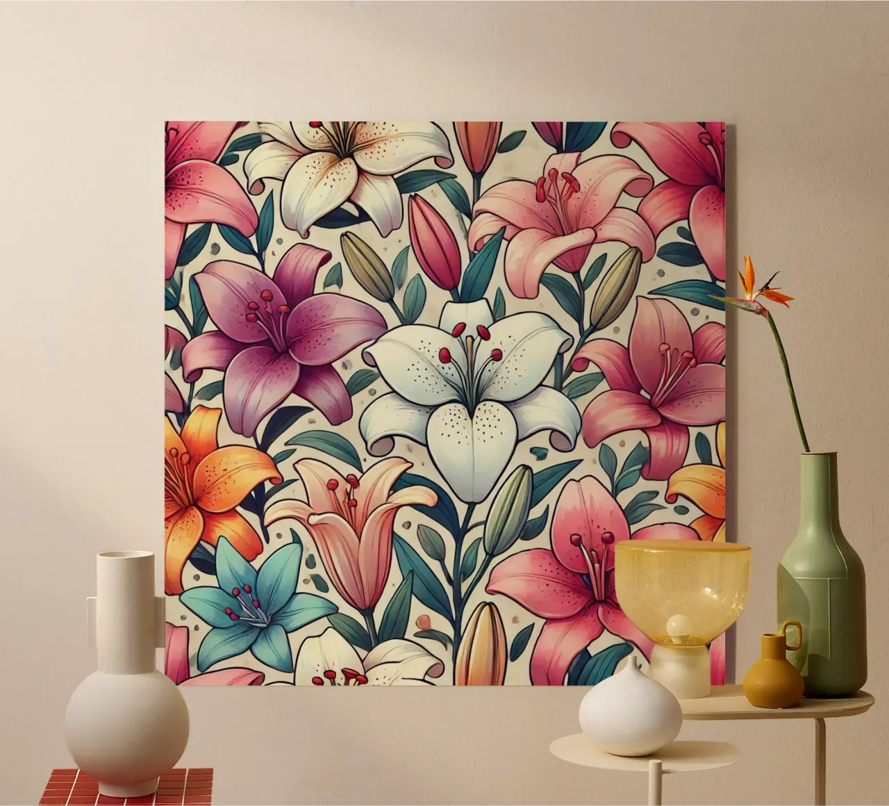 Renoncule Éclat plexiglas de Organic Aesthetics