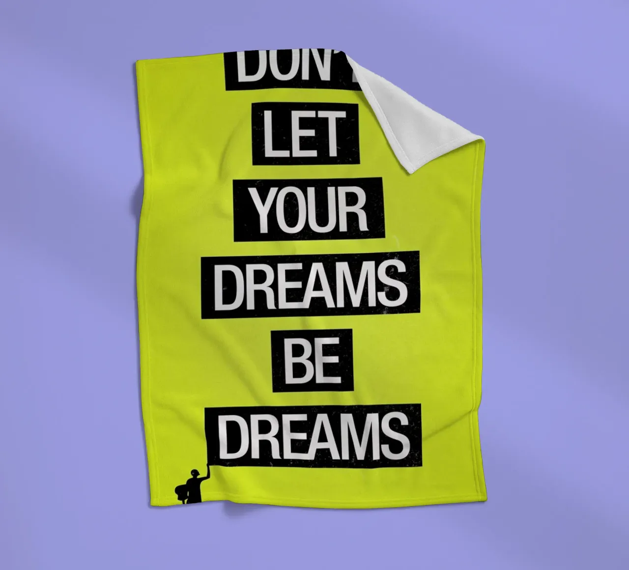 Dreams be dreams coperta in pile da Davies Babies