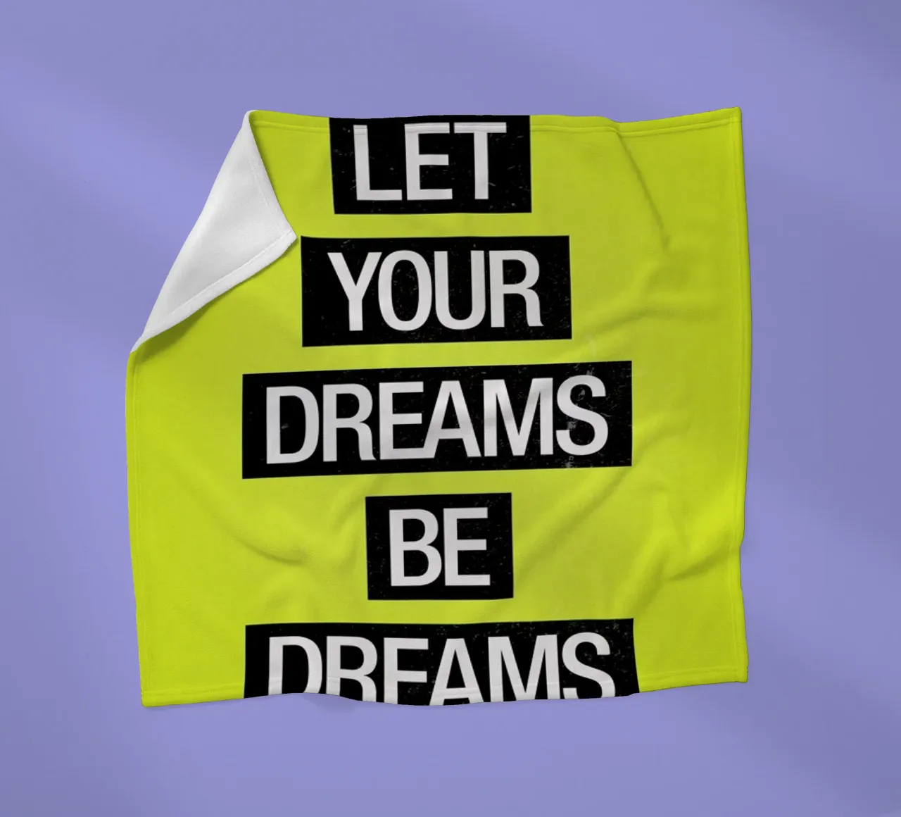 Dreams be dreams coperta in pile da Davies Babies