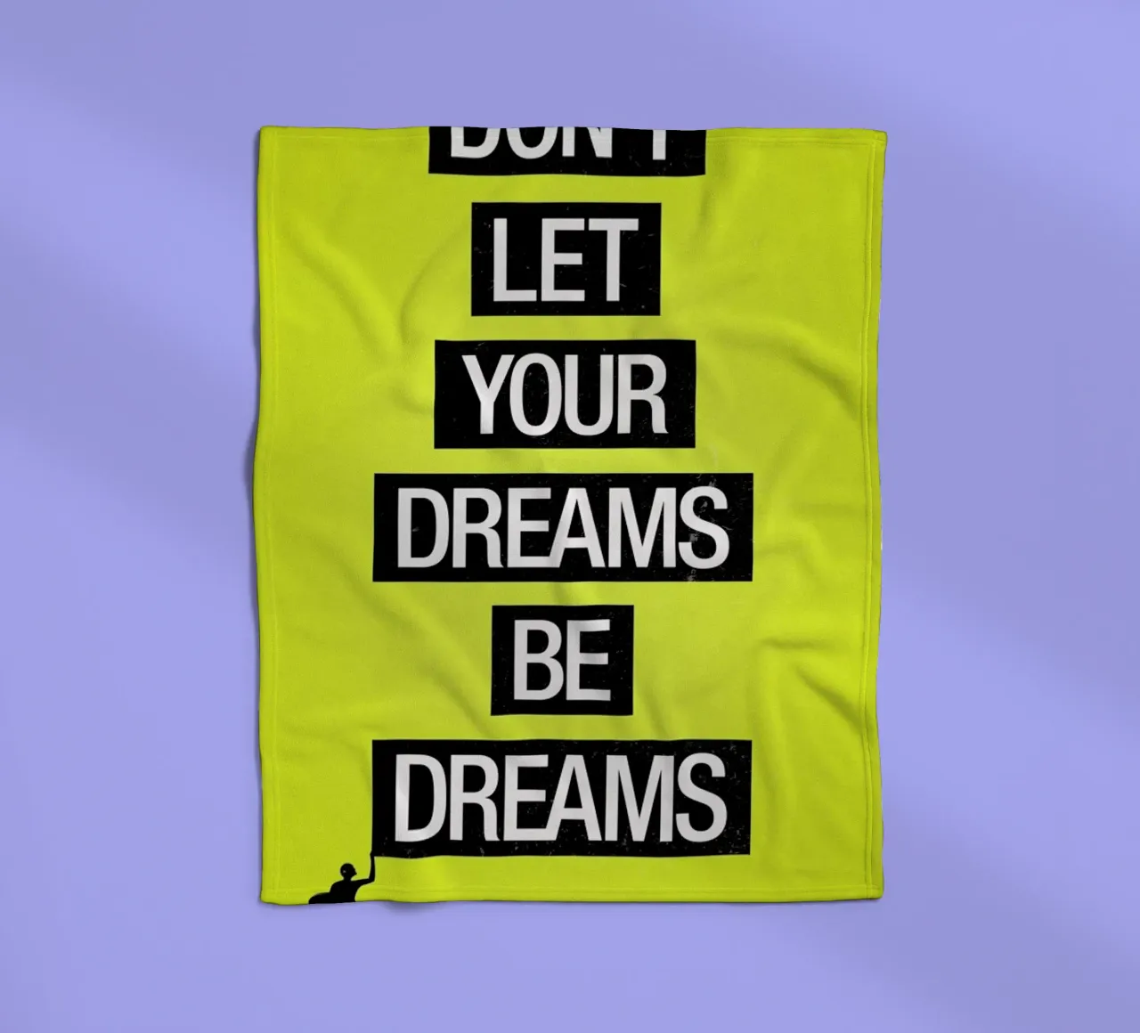 Dreams be dreams coperta in pile da Davies Babies
