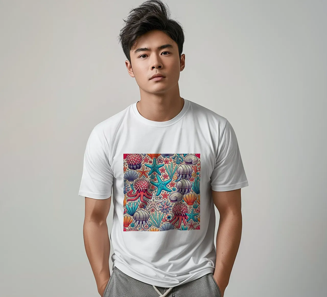 Anemone Allure t-shirt da Organic Aesthetics