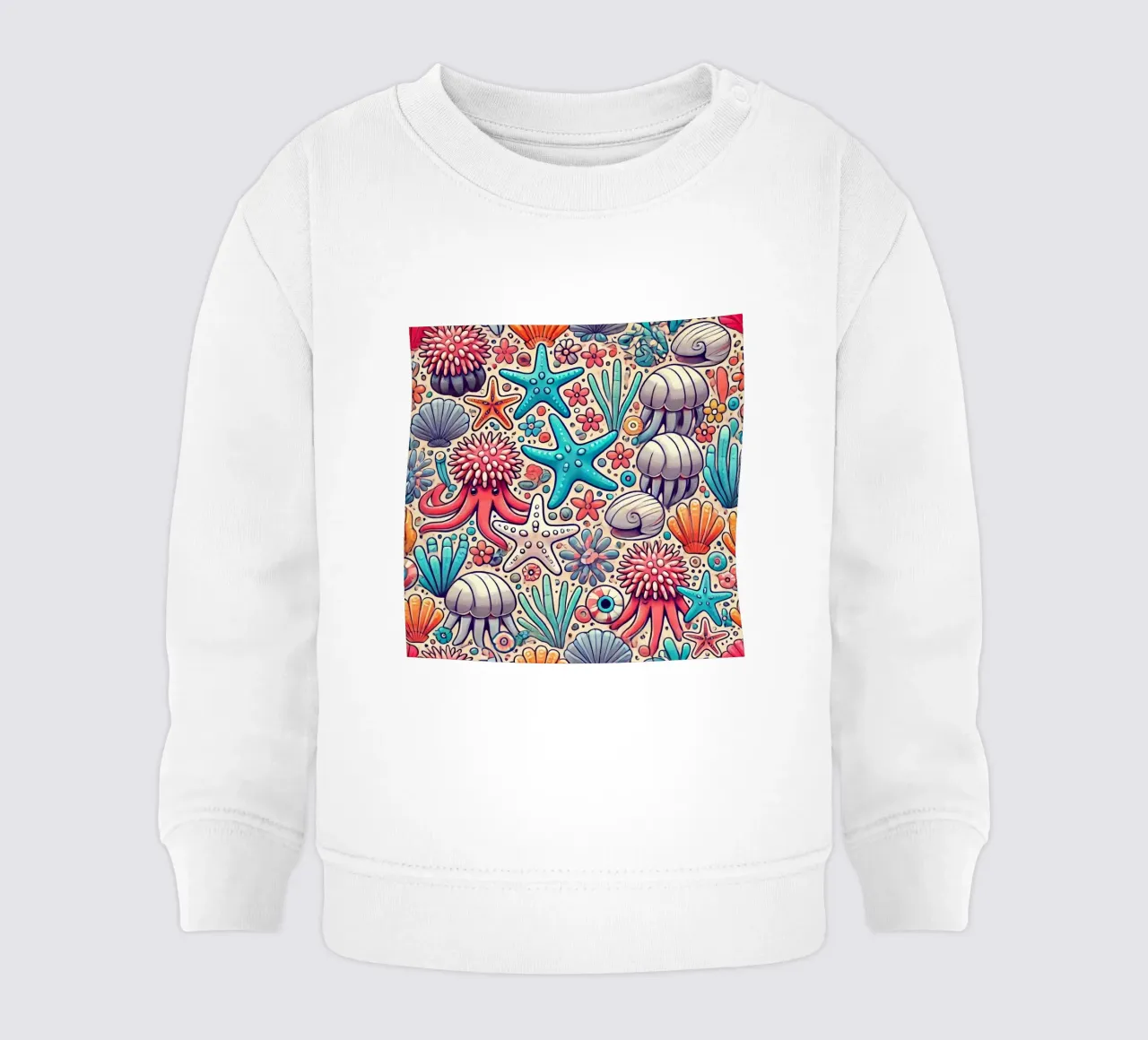 Anemone Allure felpa neonato da Organic Aesthetics