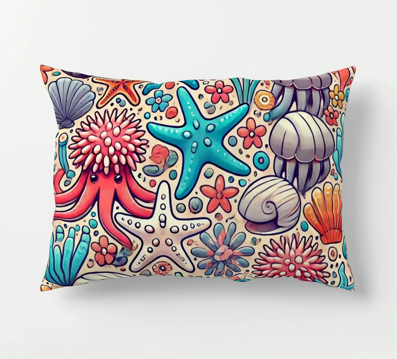 Anemone Allure cuscino da Organic Aesthetics