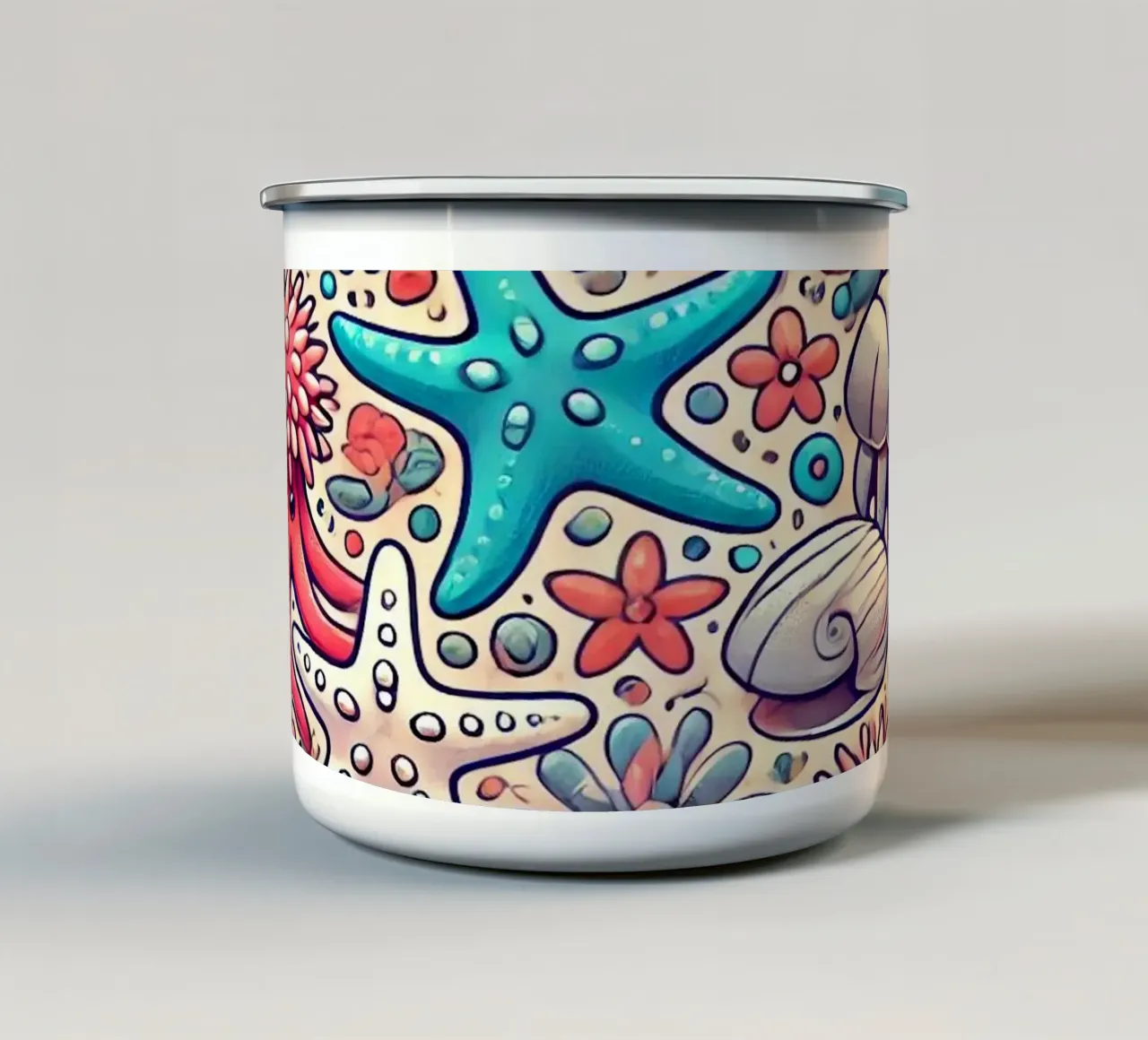 Anemone Allure tazza in smalto da Organic Aesthetics
