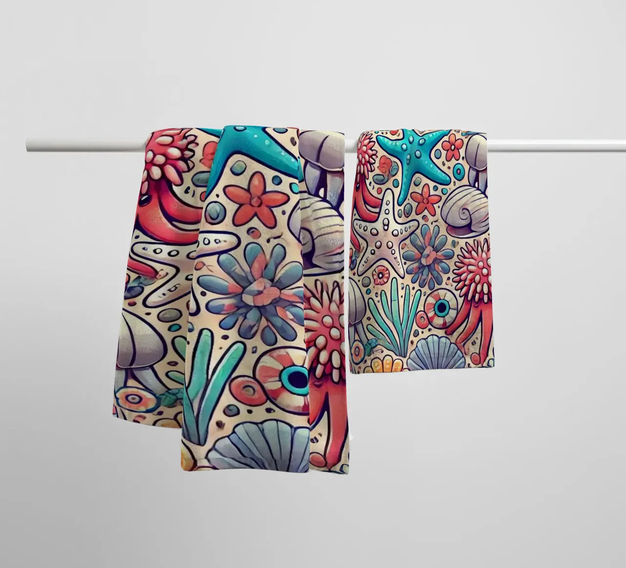 Anemone Allure asciugamano da bagno da Organic Aesthetics