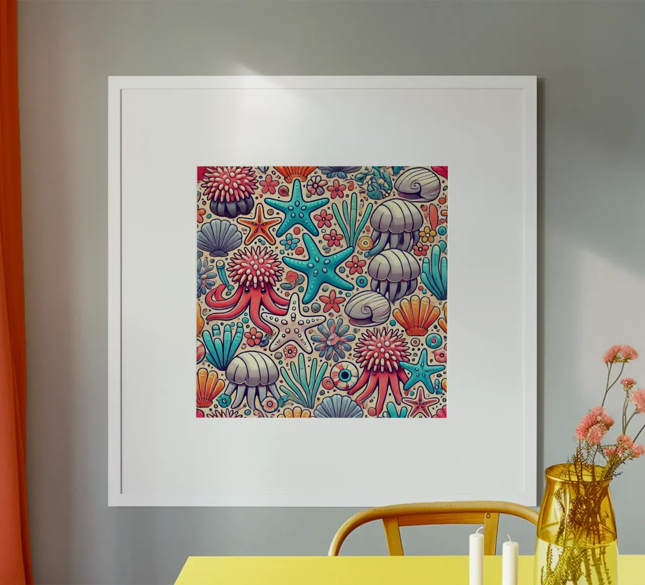 Anemone Allure poster da Organic Aesthetics