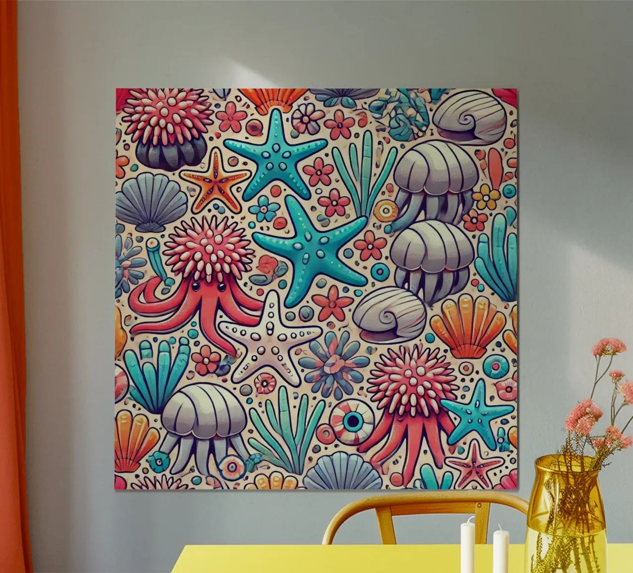 Anemone Allure poster da Organic Aesthetics