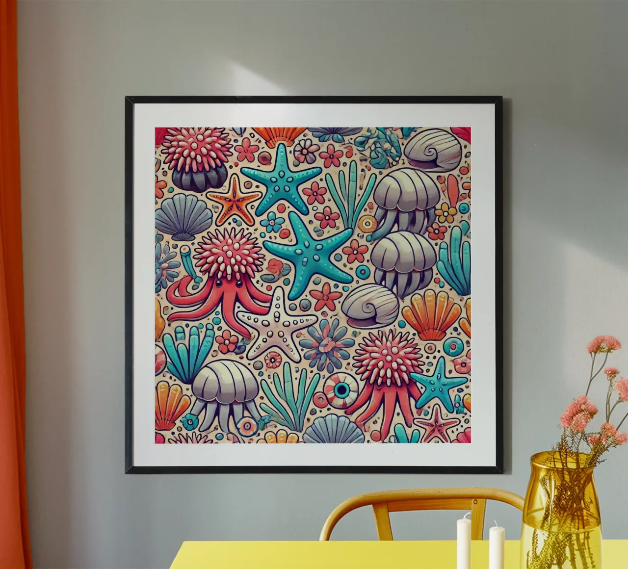 Anemone Allure poster da Organic Aesthetics