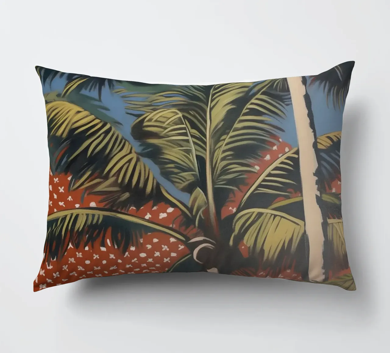 Palme viventi popart cuscino da Carinaprint