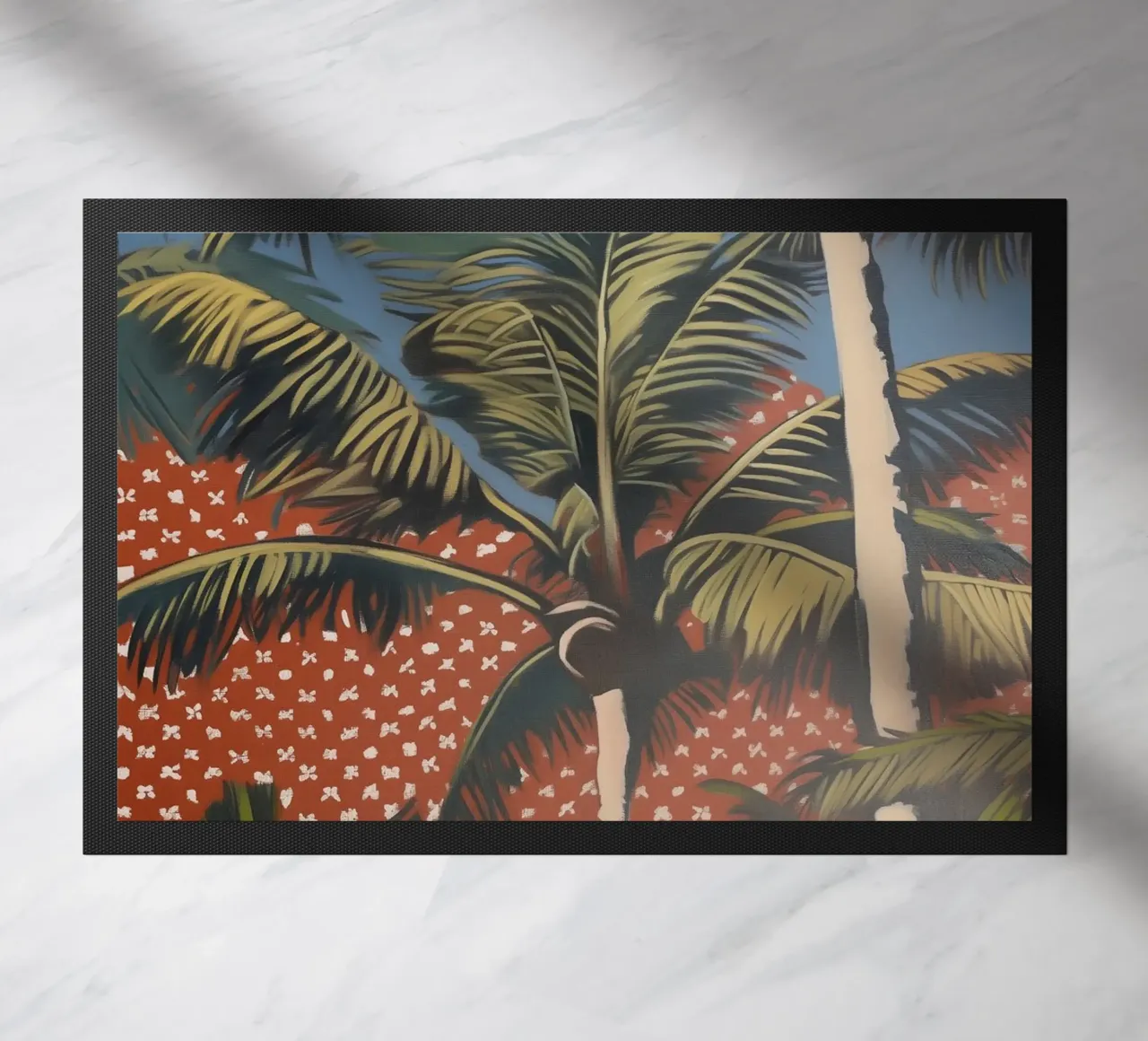 Palme viventi popart zerbino da Carinaprint