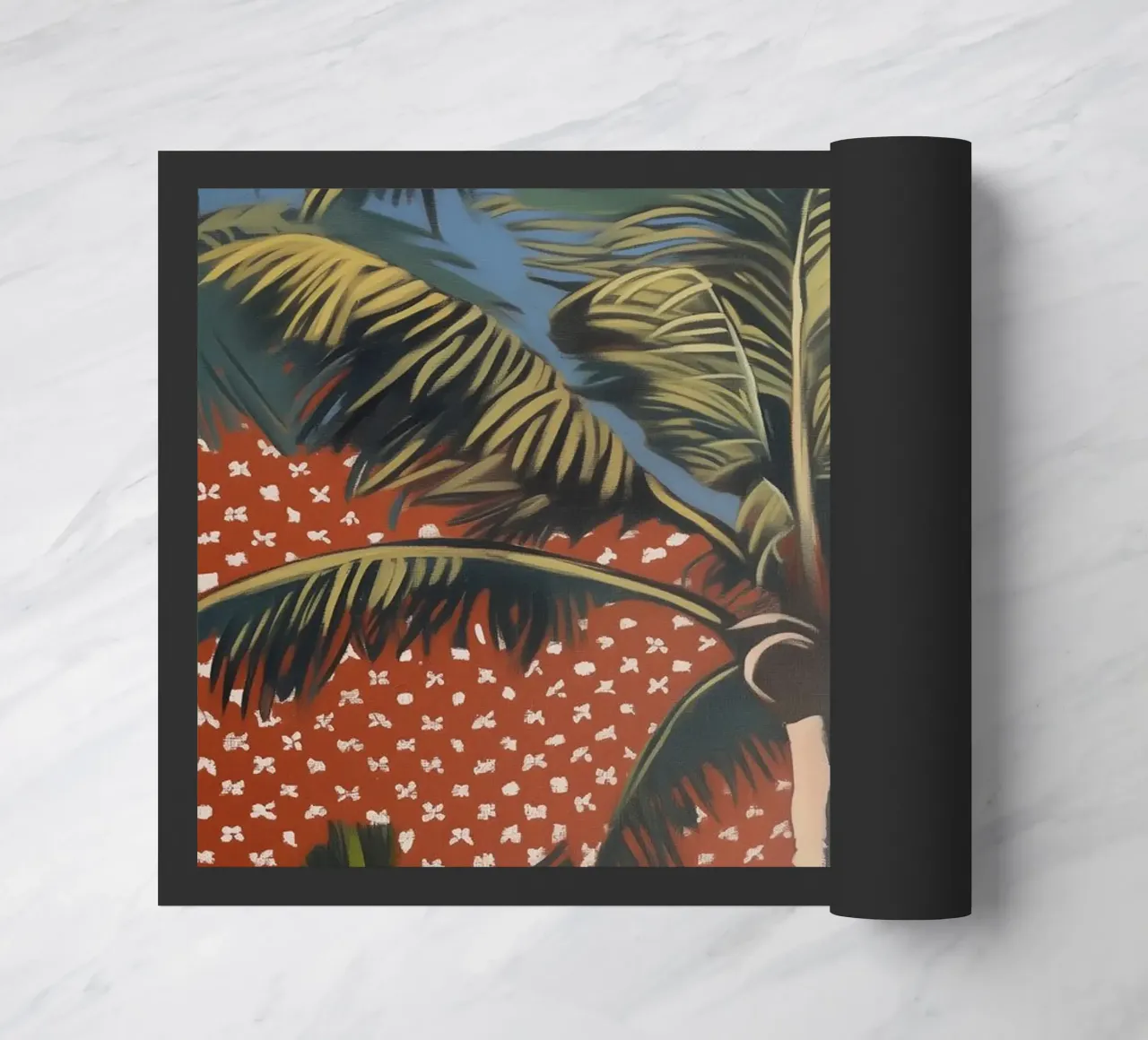 Palme viventi popart zerbino da Carinaprint