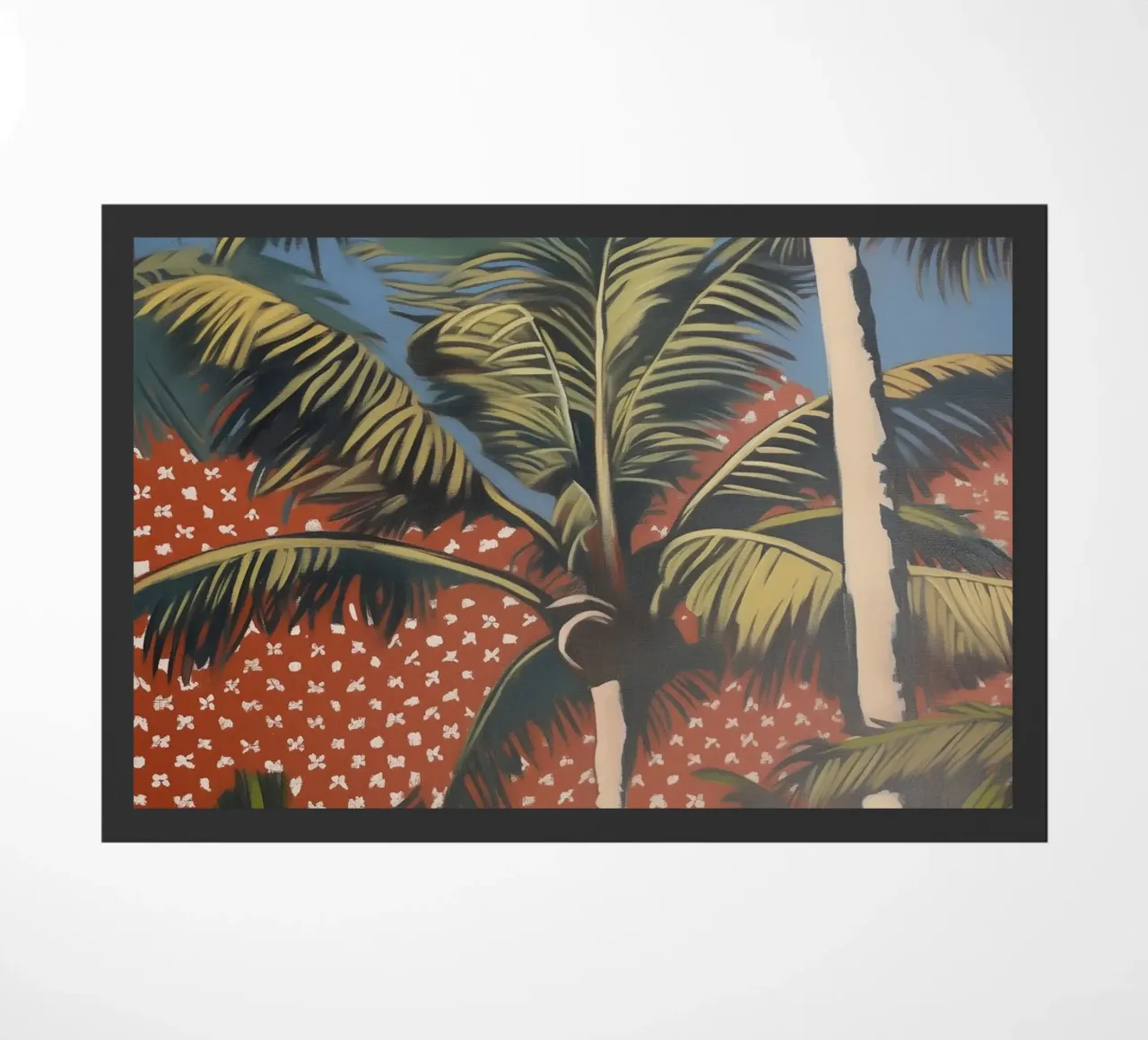 Palme viventi popart zerbino da Carinaprint
