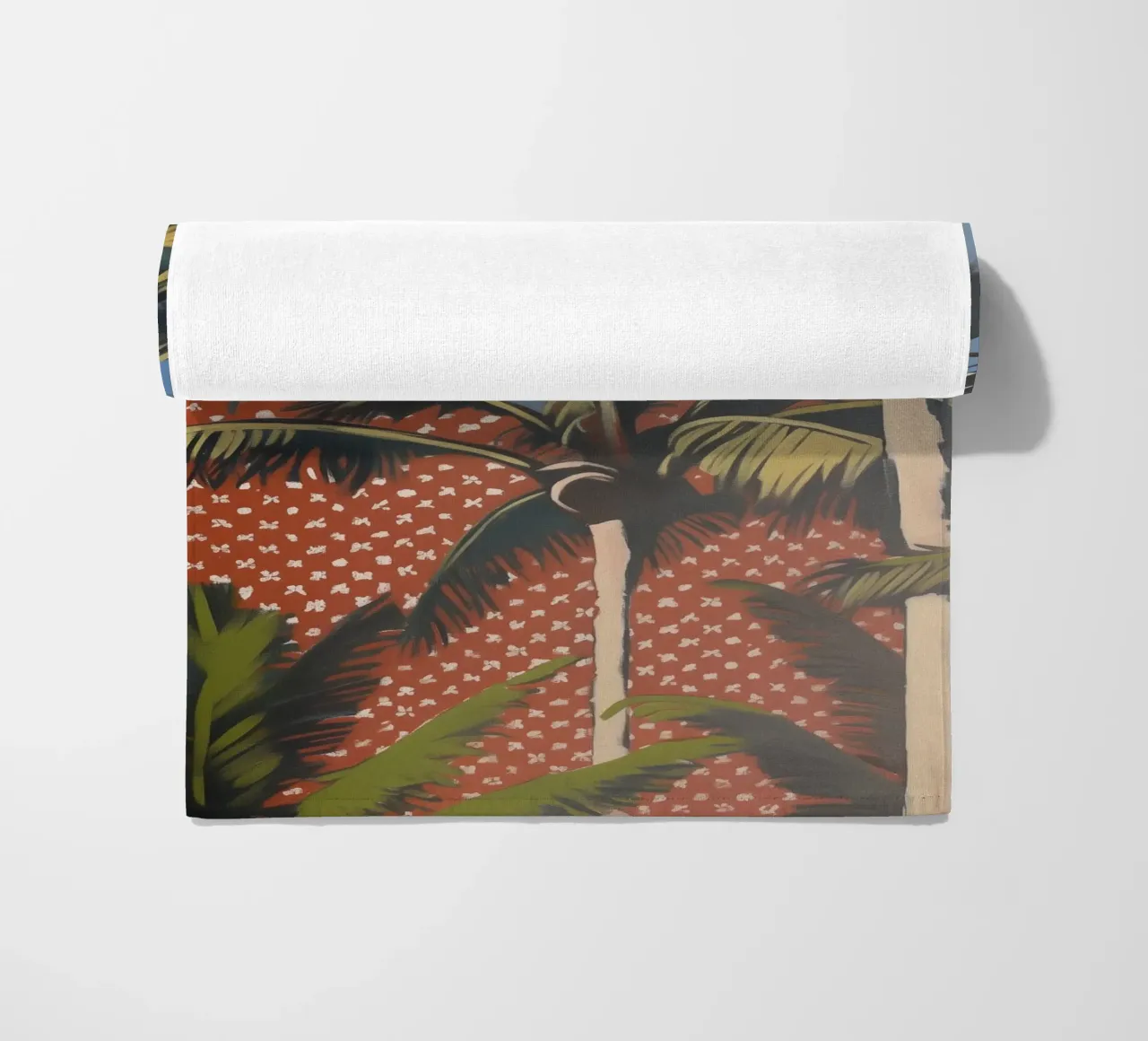 Palme viventi popart telo mare da Carinaprint