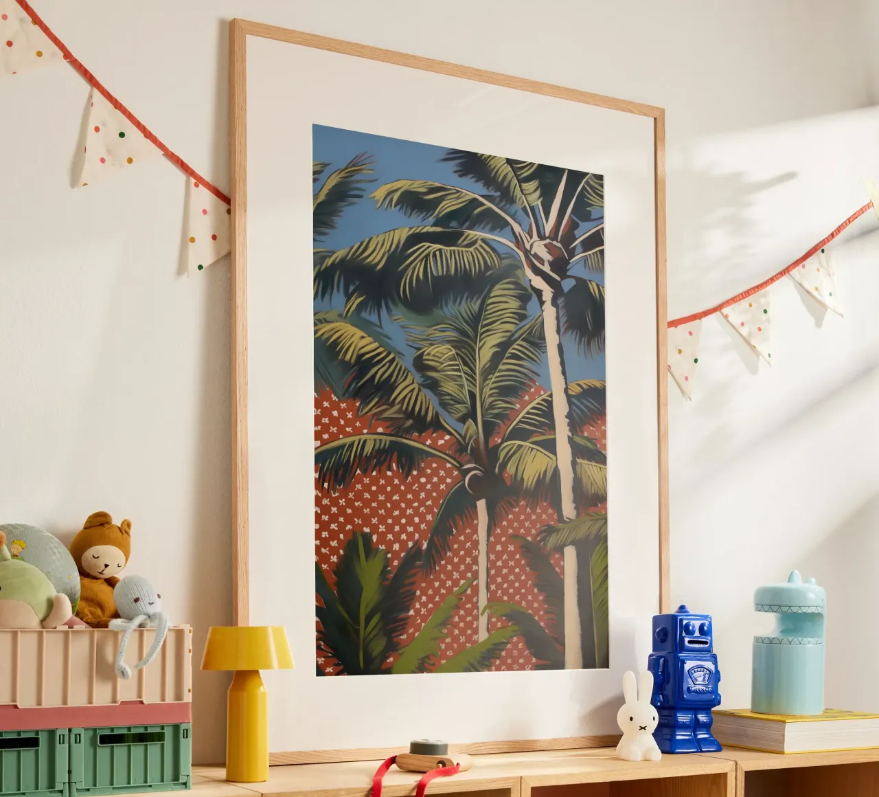 Palme viventi popart carta hahnemühle da Carinaprint