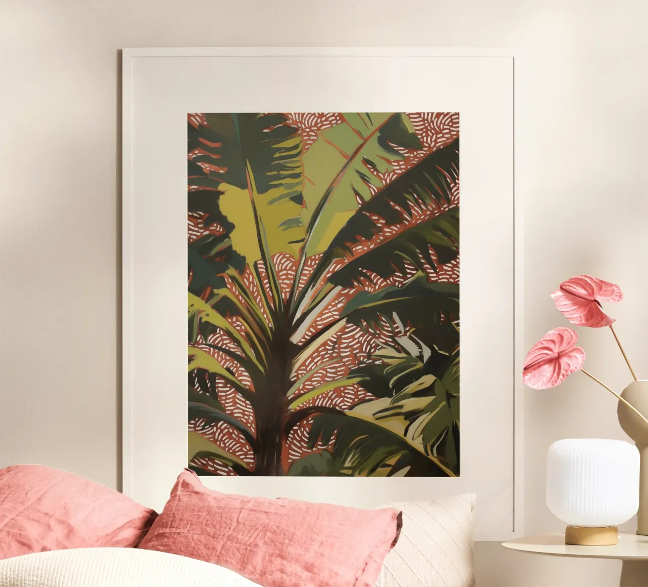 Natura Palme al vento poster da Carinaprint