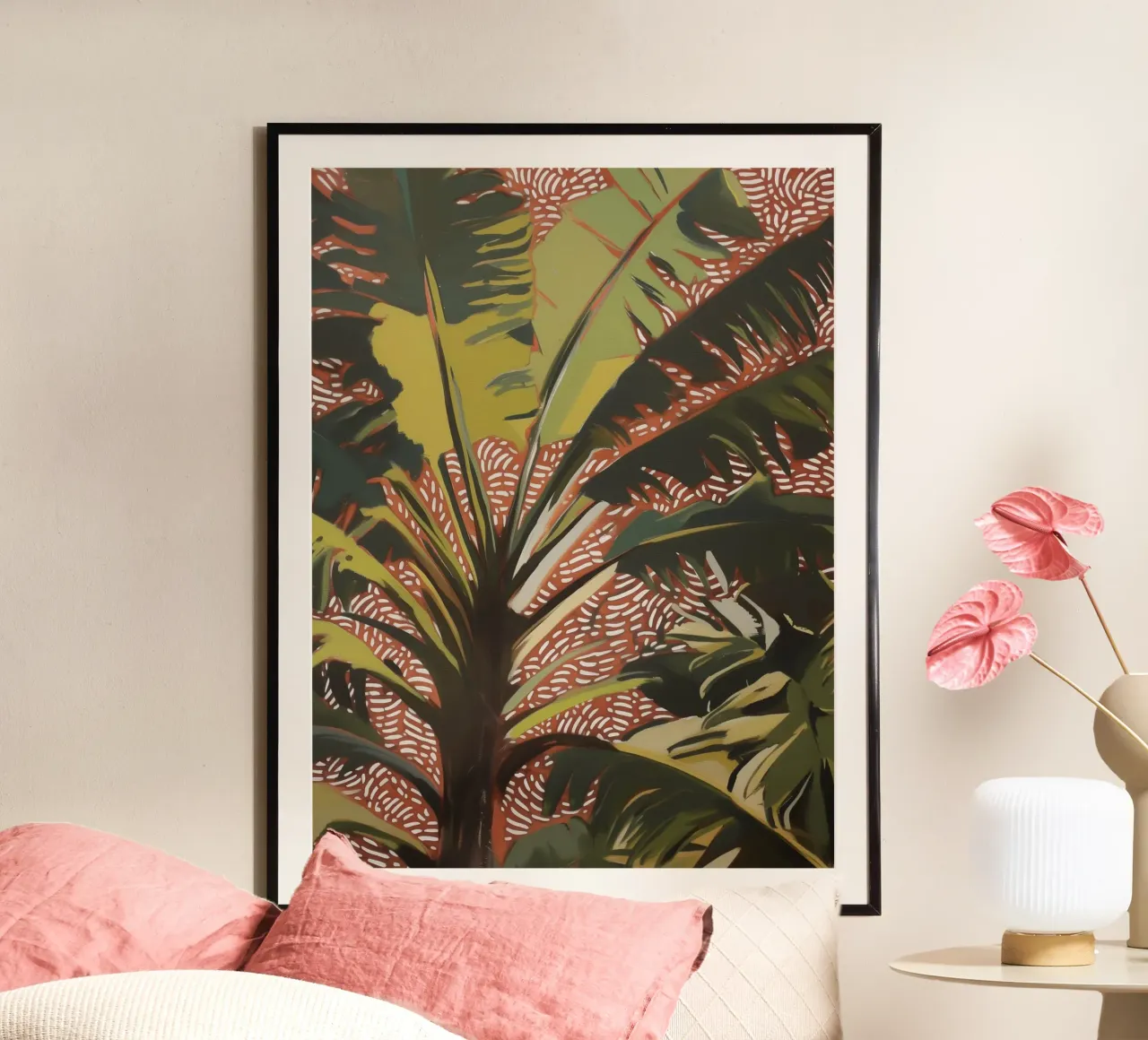 Natura Palme al vento poster da Carinaprint